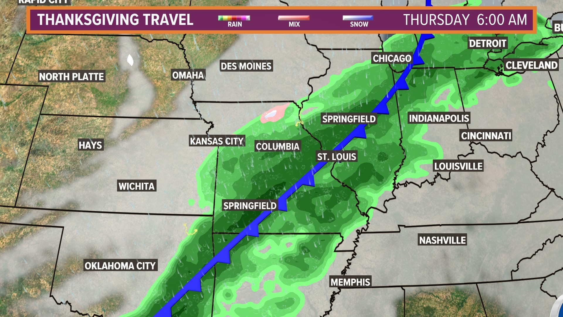 Is it going to rain or snow this Thanksgiving? | ksdk.com