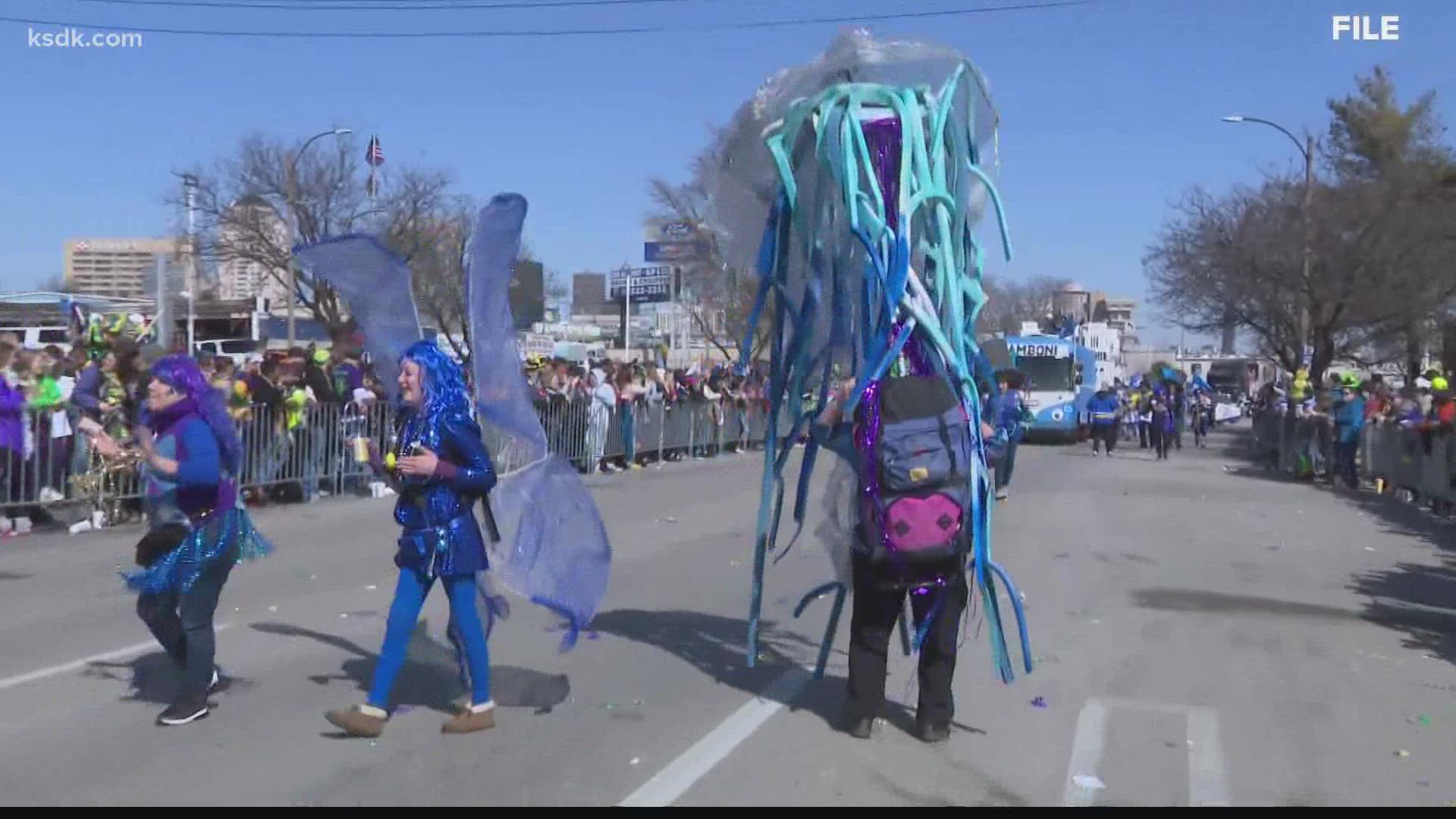 Soulard's Mardi Gras parade is Saturday in St. Louis.