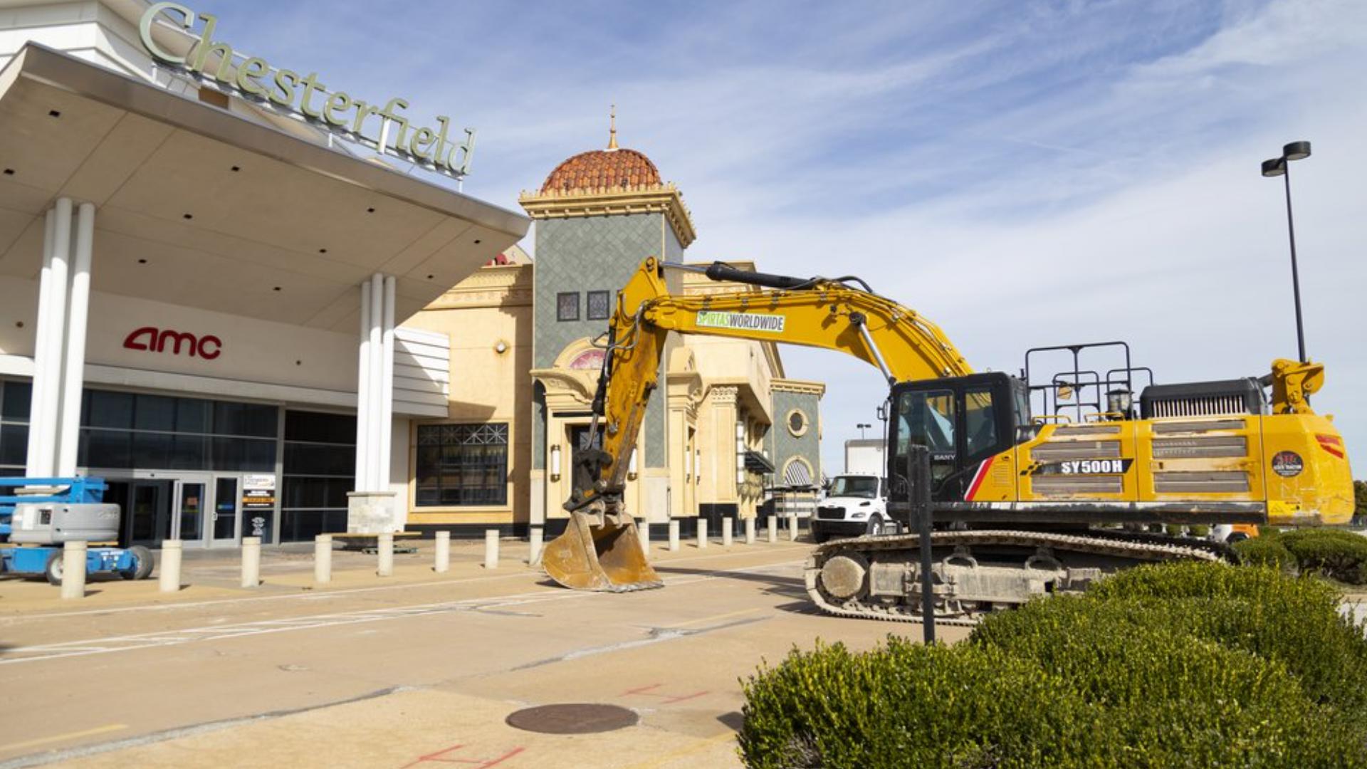 It's the end of an era for the Chesterfield Mall. Tuesday morning, crews will begin the six-month process of tearing it all down.