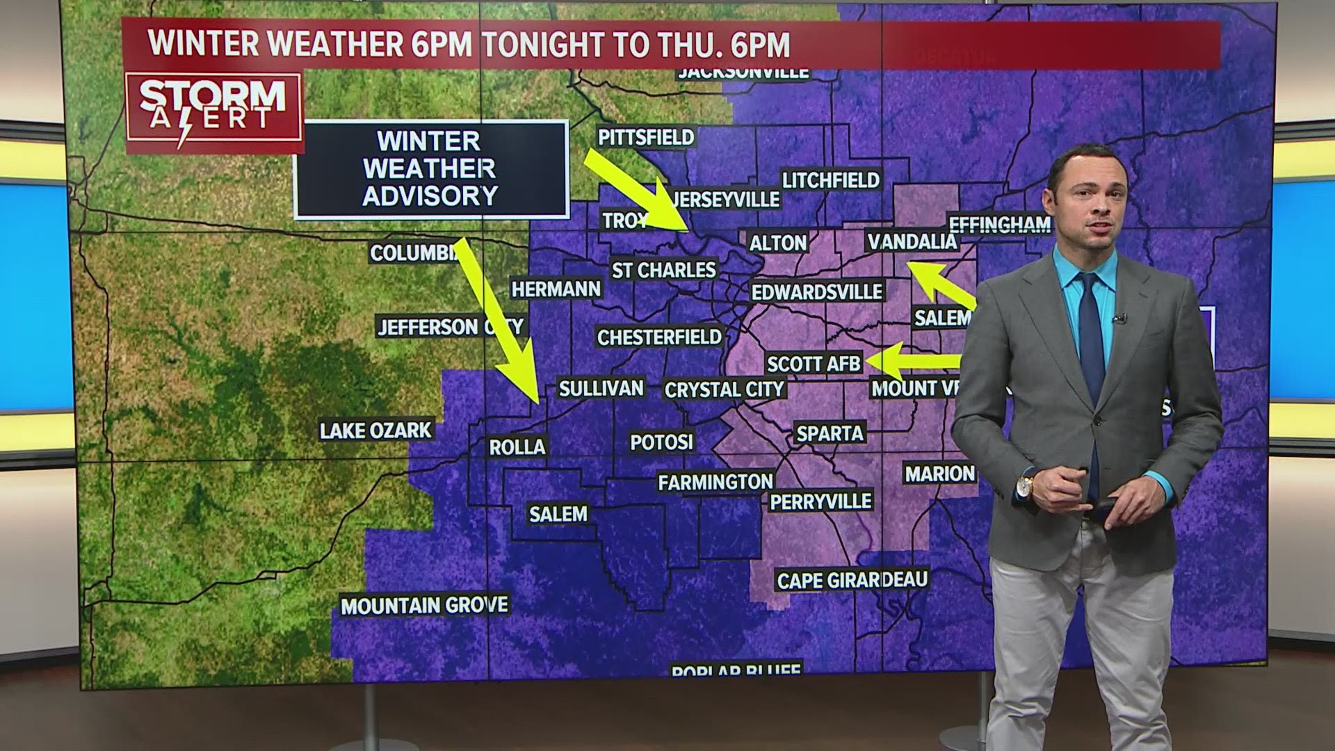 Significant snow expected for parts of Missouri and Illinois Thursday