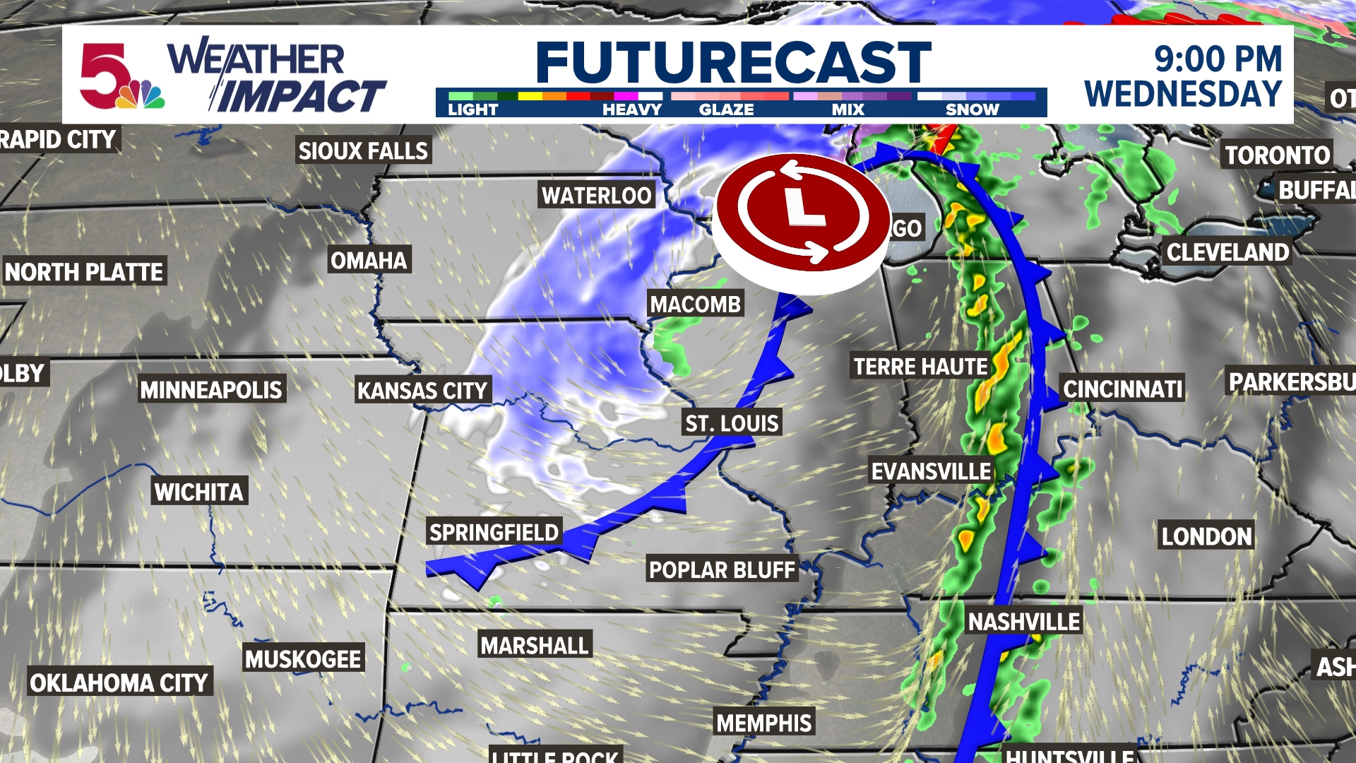 St. Louis Weather Impact Alert | Strong, gusty winds return Wednesday ...