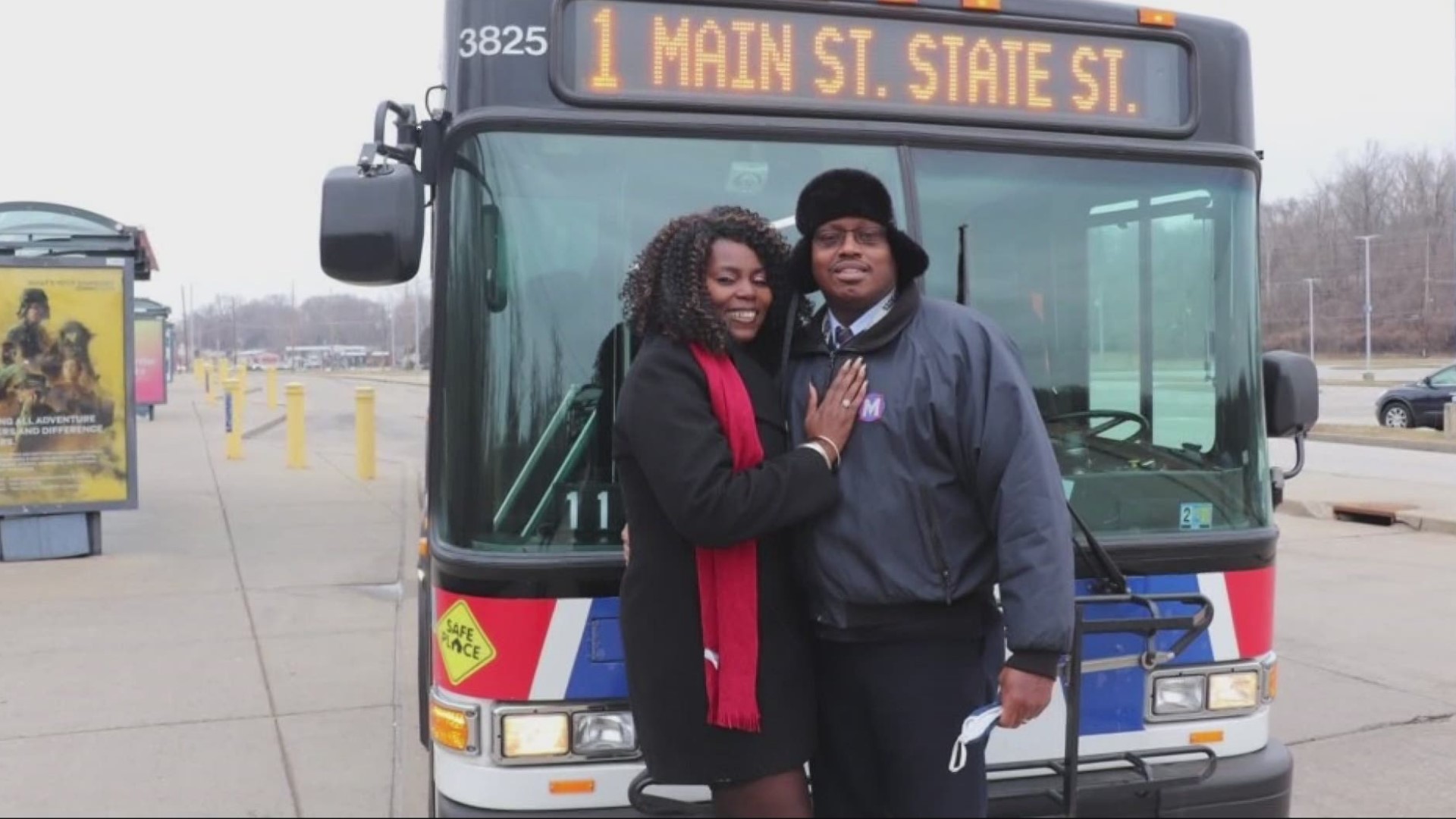 Jose Ward has driven thousands of miles as a Metrobus driver, but he made an unexpected connection when he met Lawanda