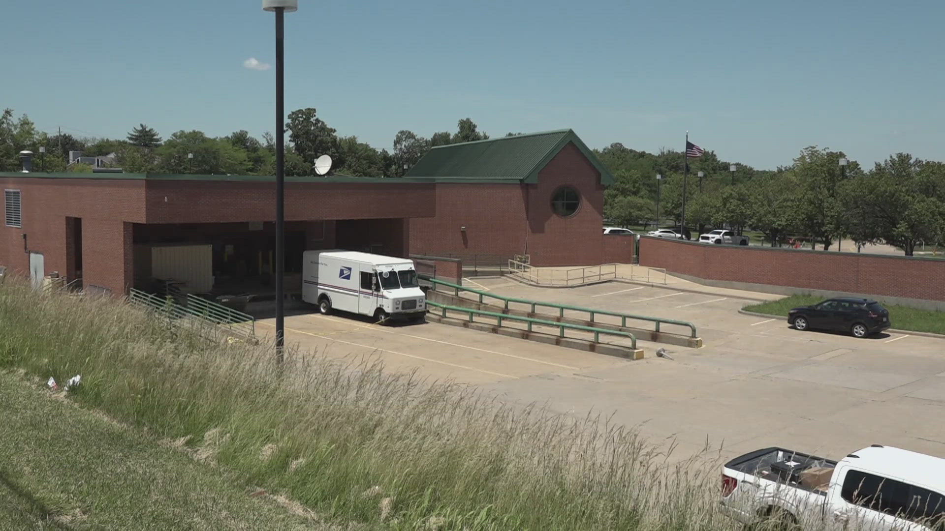 USPS is suspending operations at the location as crews work to mitigate "suspected environmental concerns," a spokesperson said.