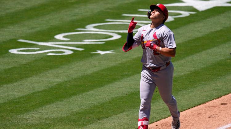 Wetherholt's homer, Dobbins' gem lift Cardinals past Angels 1-0 | ksdk.com