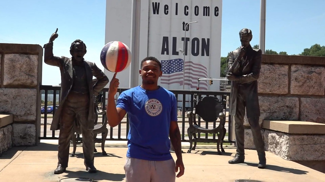 Ty'Ohn "Trouble" Trimble has traded the courts of Alton for a gig with one of the most famous sports franchises in th...