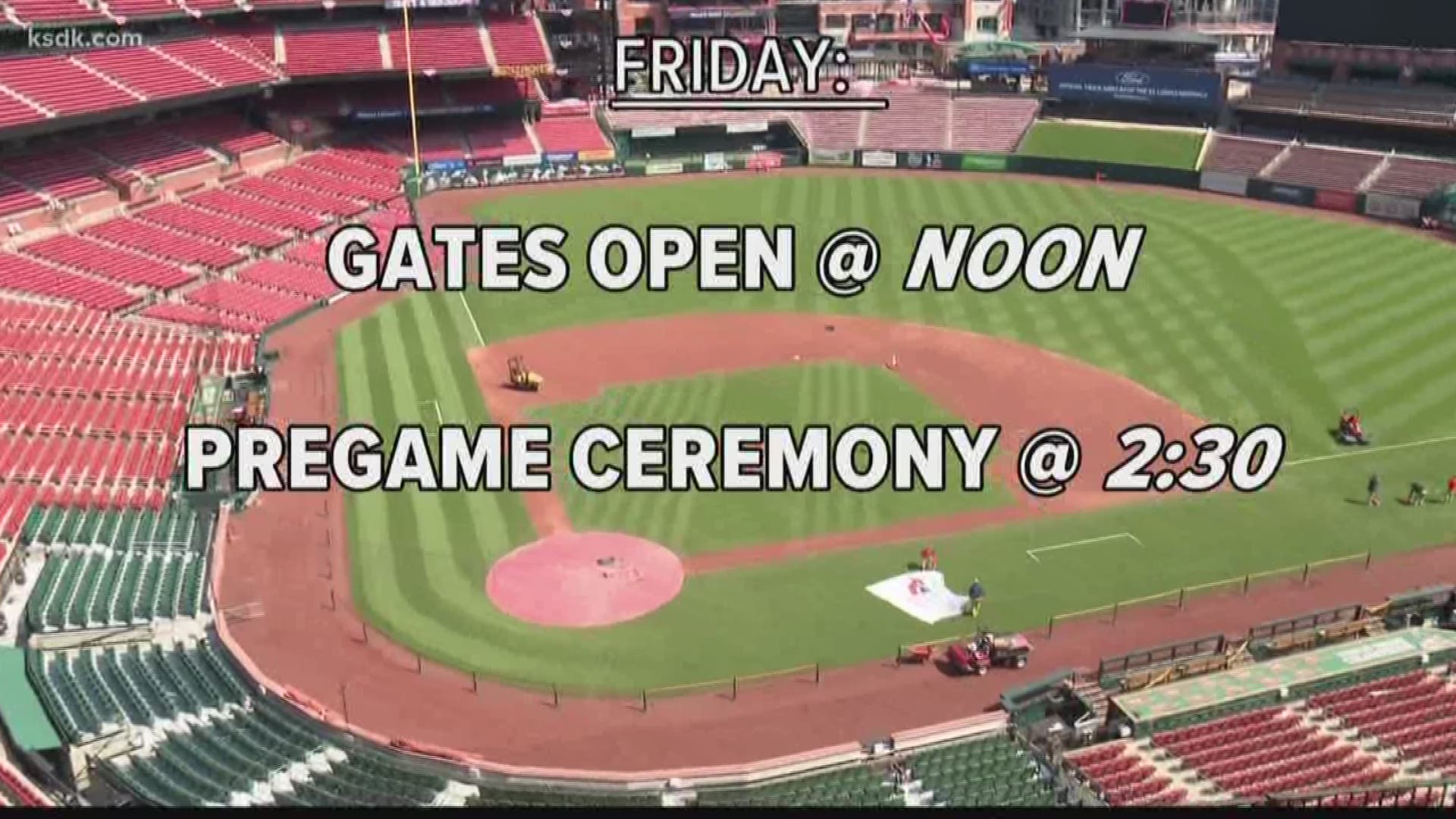 Cardinals home opener moved to Friday