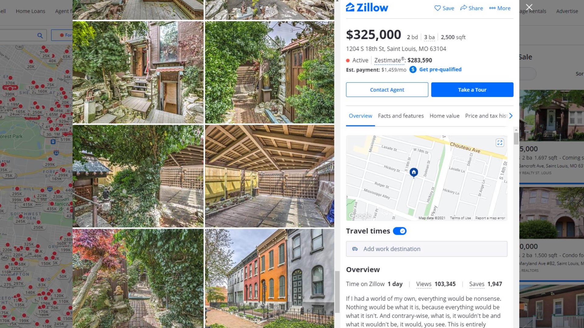 Zillow Gone Wild features crazy unique St. Louis house for sale