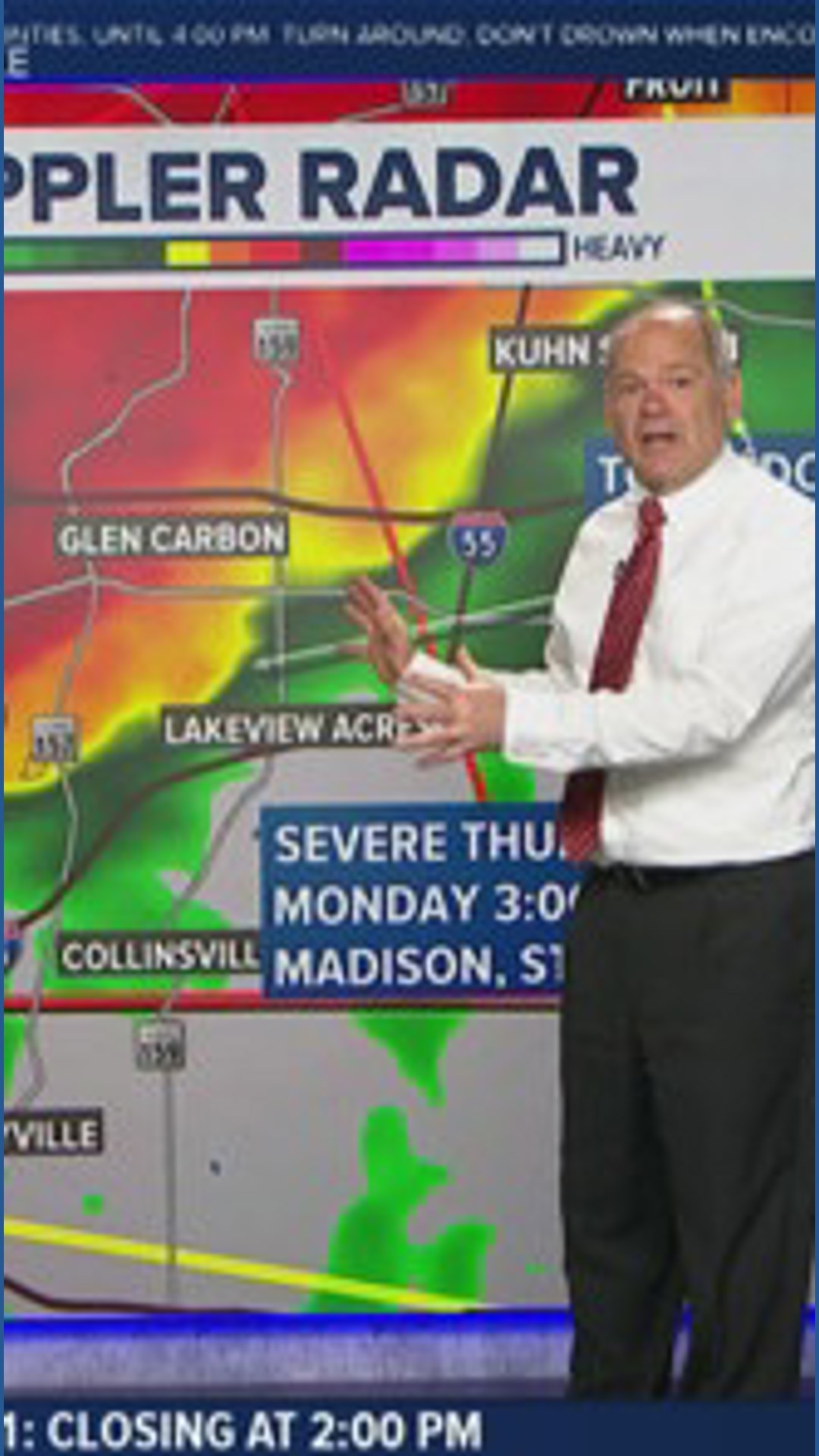 Latest updates on tornado warning, hail and severe weather in St. Louis ...