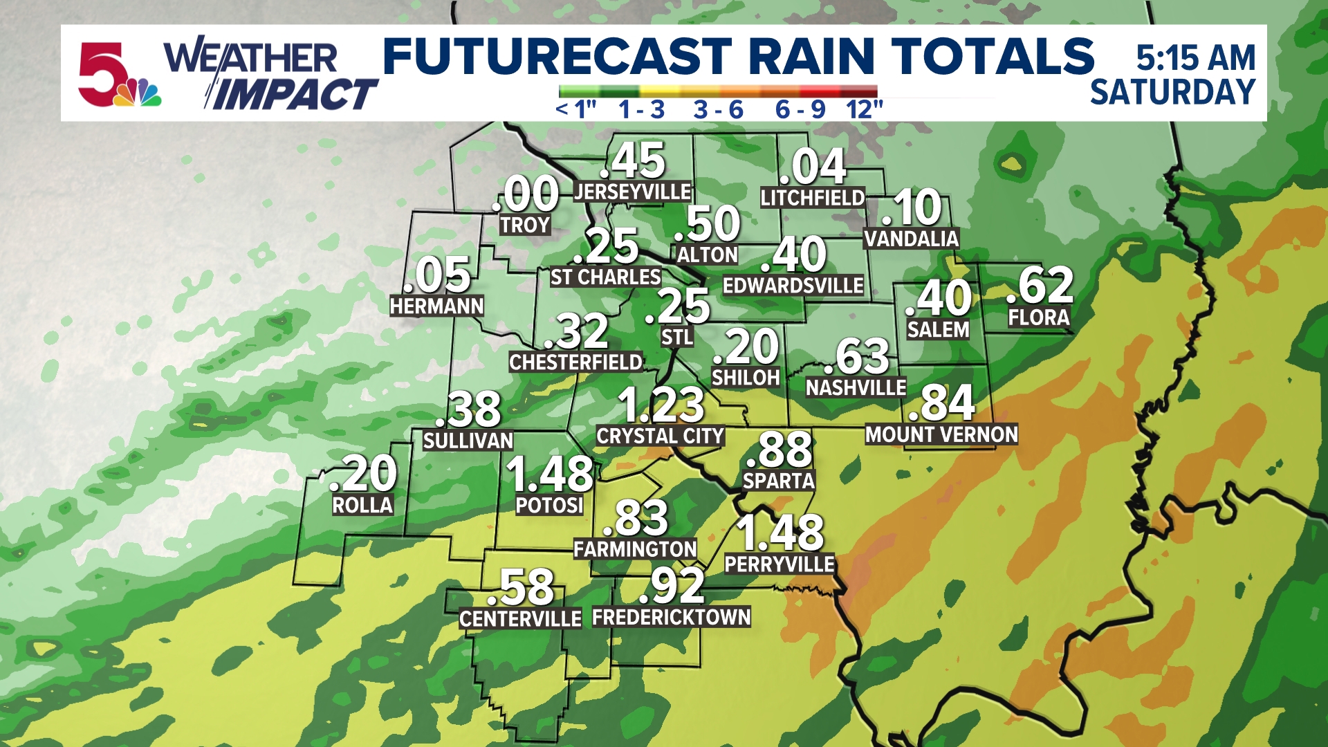 Several rounds of storms possible in St. Louis on Friday | ksdk.com