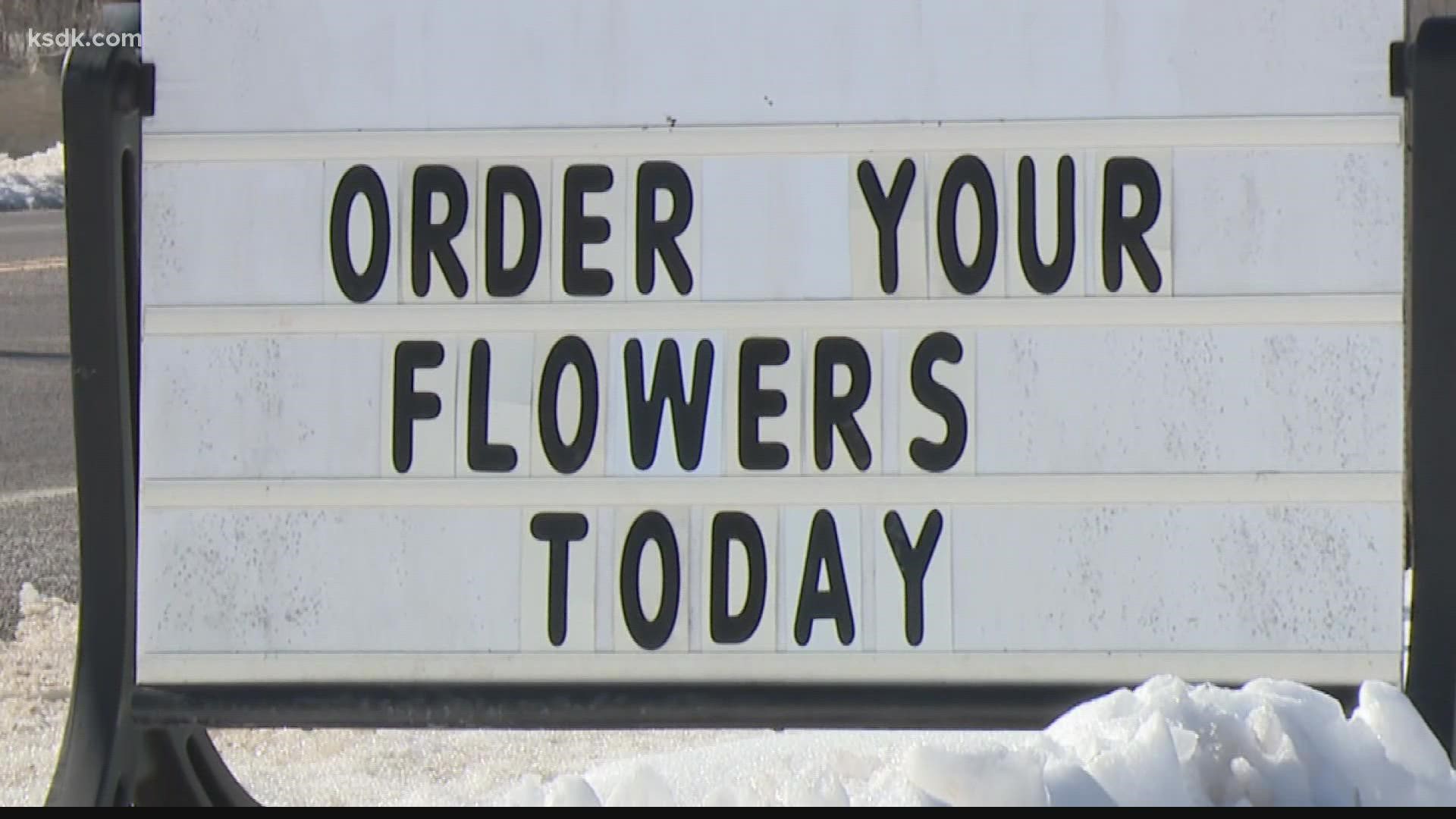 Local shops like Stems By Stacy and Crown Candy are hoping to get their needed supplies in time for the day of love.