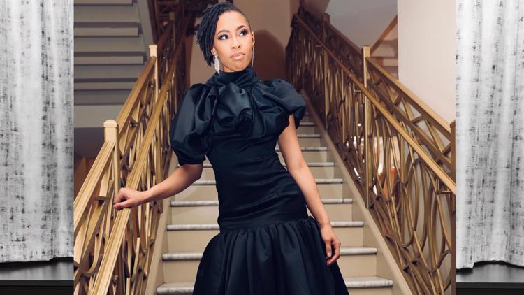 St. Louis fashion designer's dress makes appearance on the red carpet at Grammy Awards