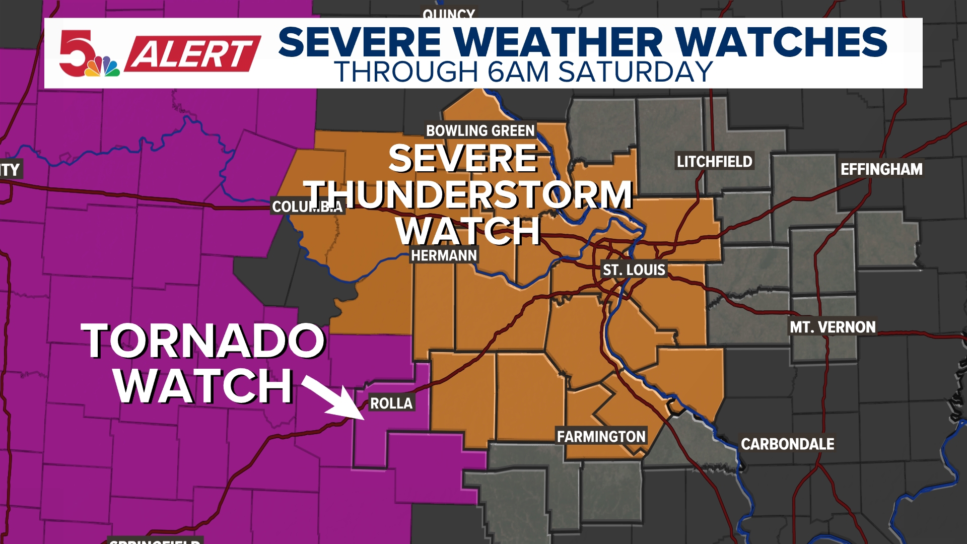 Strong storms possible overnight Friday into early Saturday in St ...