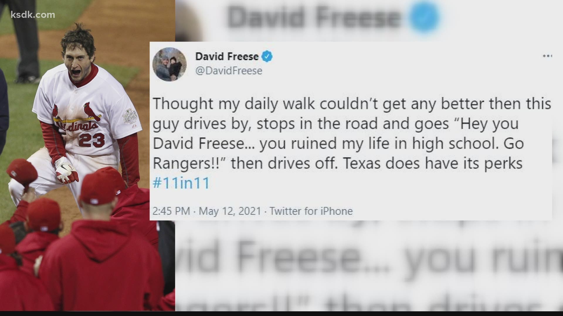 2011 World Series hero David Freese gets heckled in Texas