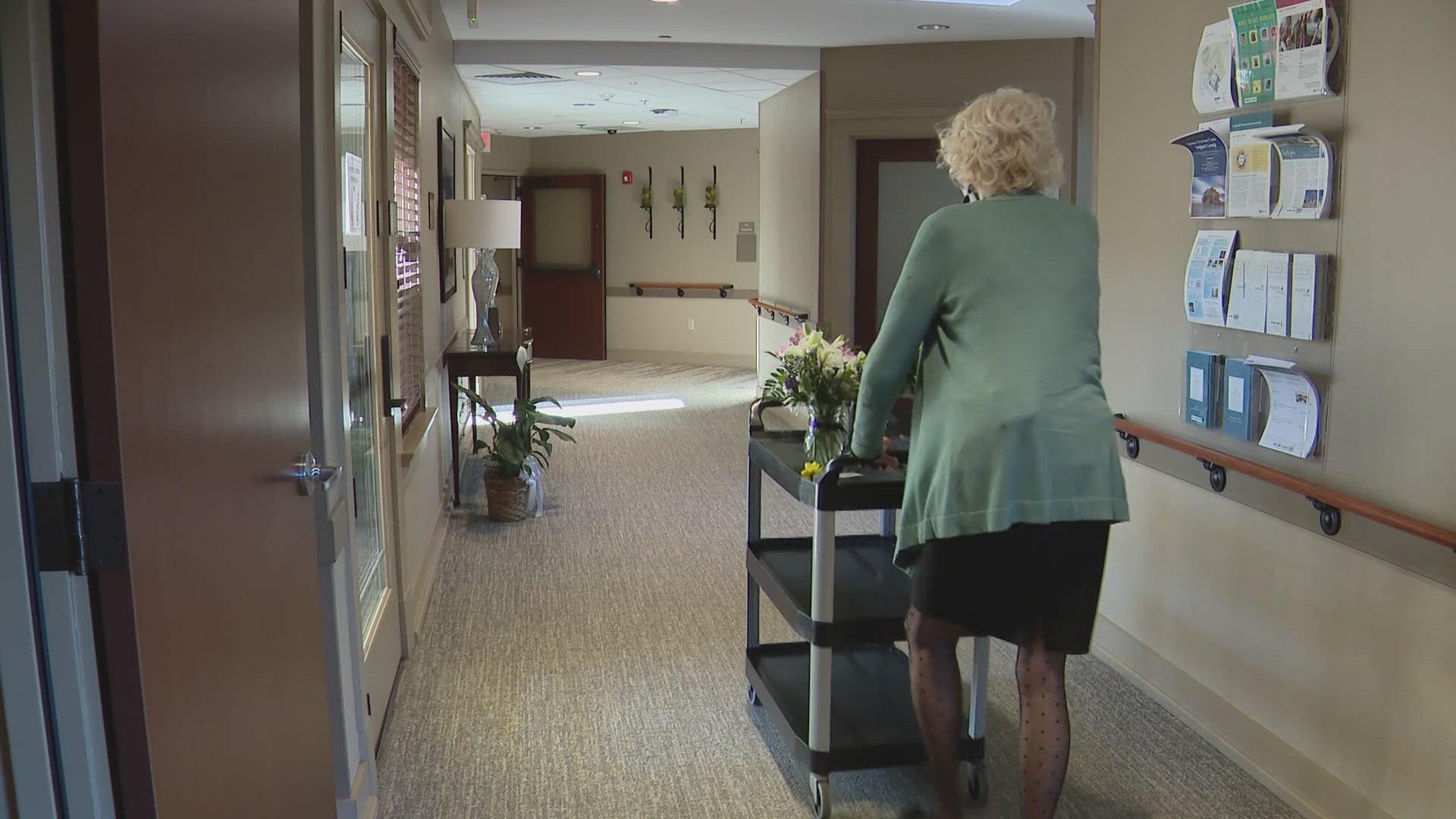 In the heart of Evelyn's House, a hospice facility dedicated to providing comfort in life's final moments, resides 79-year-old Anne Hensley.