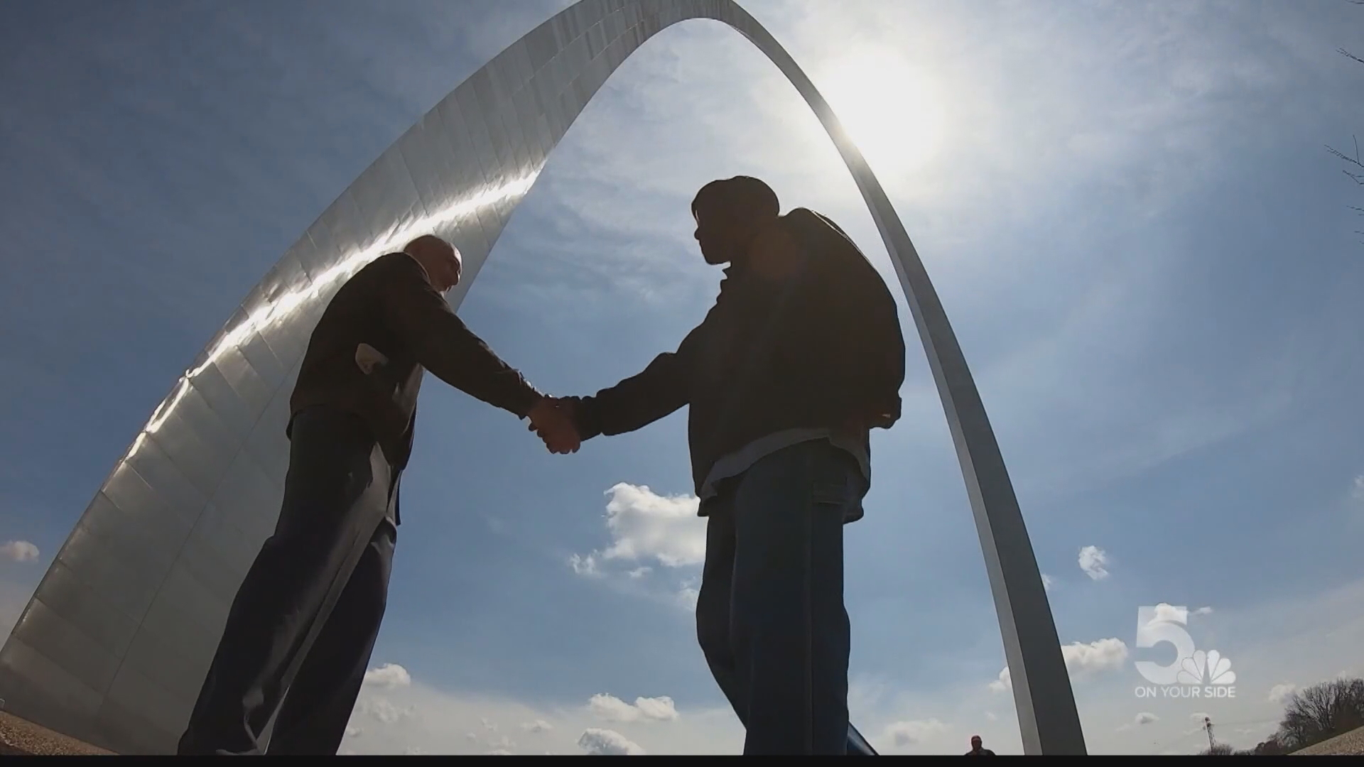 Green and Daley look back at their activism on behalf of Black construction workers. They climbed the ladder 125 up the side of the Arch in St. Louis in 1964.