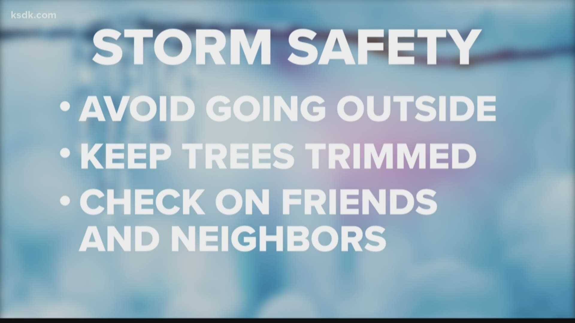 If you will be out in the storm, here are some tips to keep in mind.