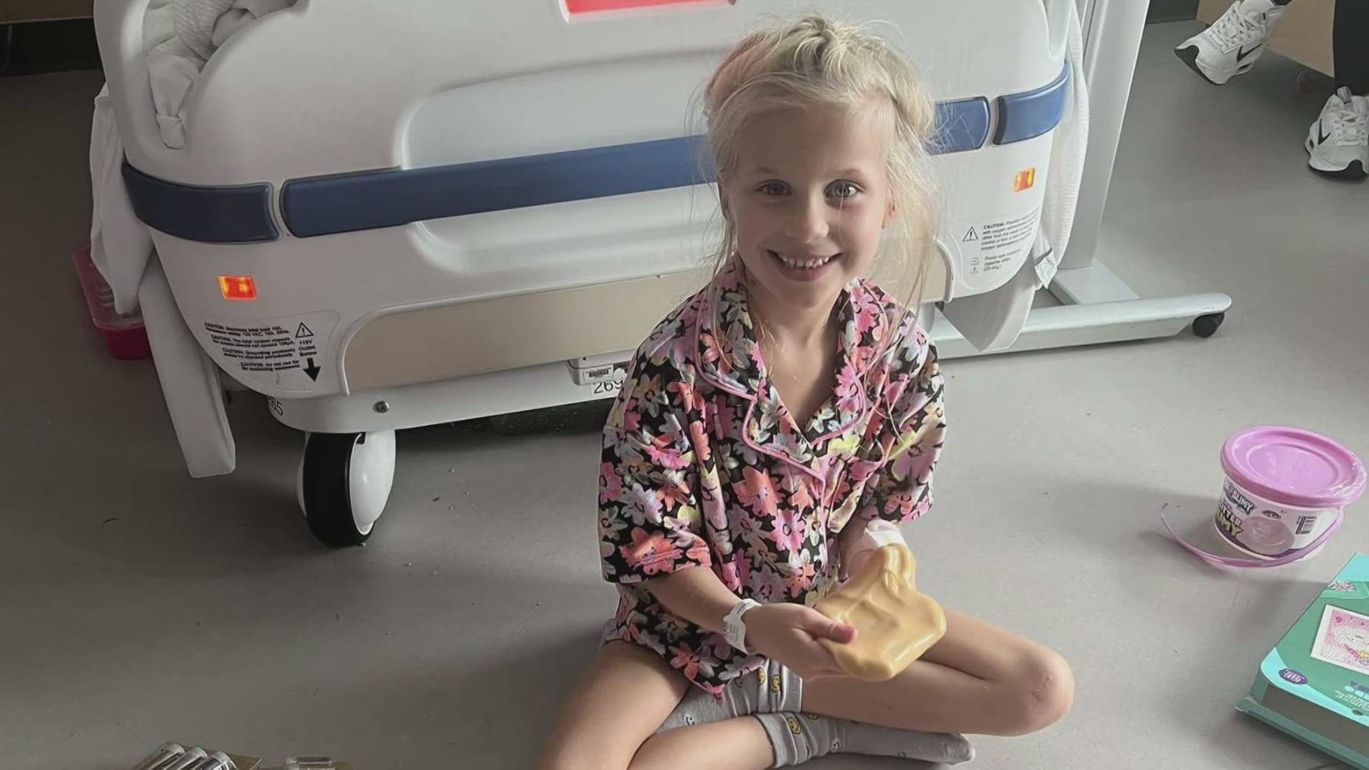 7-year-old Jozie Kraemer is undergoing surgery to remove a tumor that was just discovered last week.