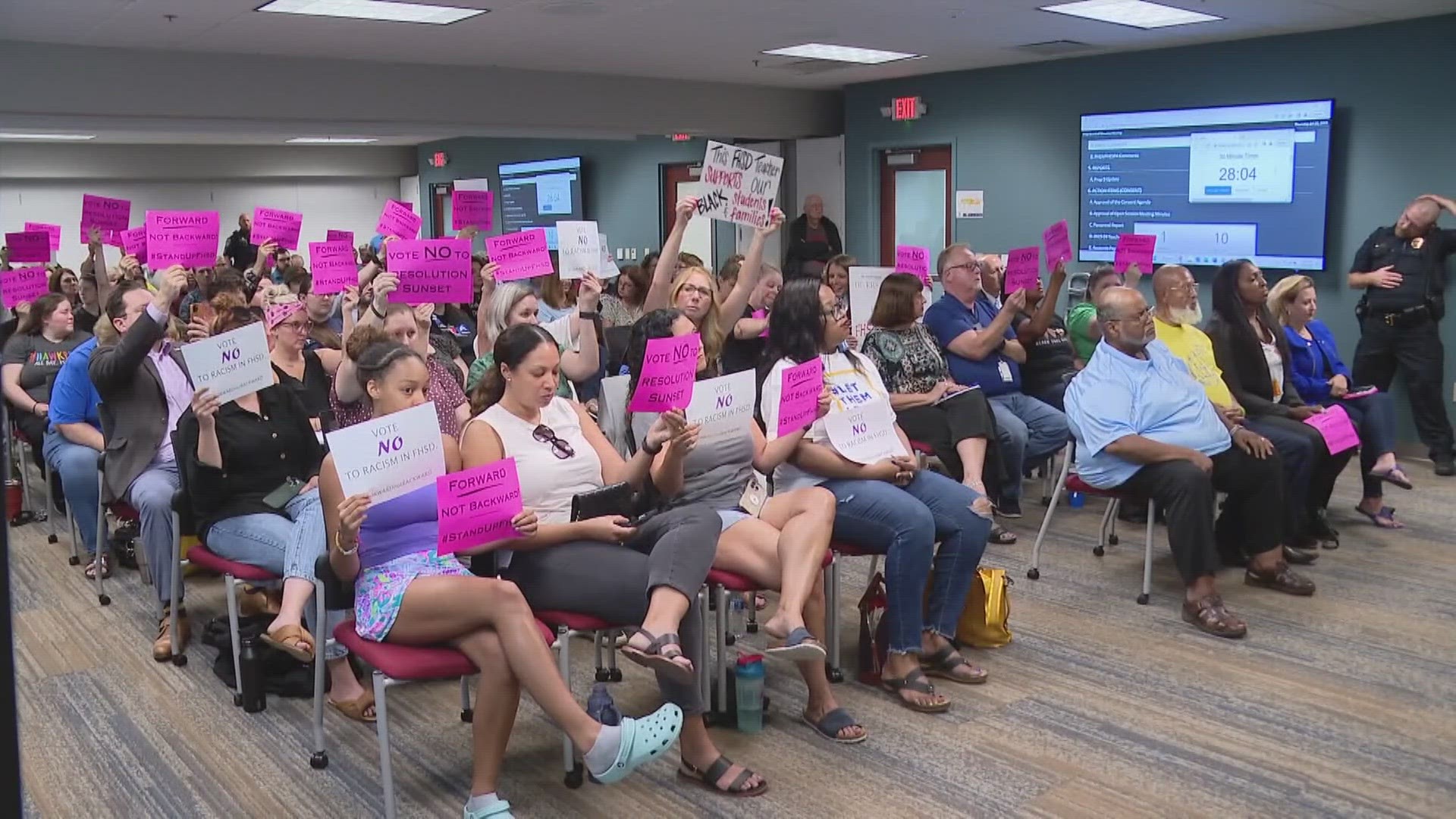 After hearing from multiple parents and more than two hours, the school board voted five to 2 and passed the proposal.