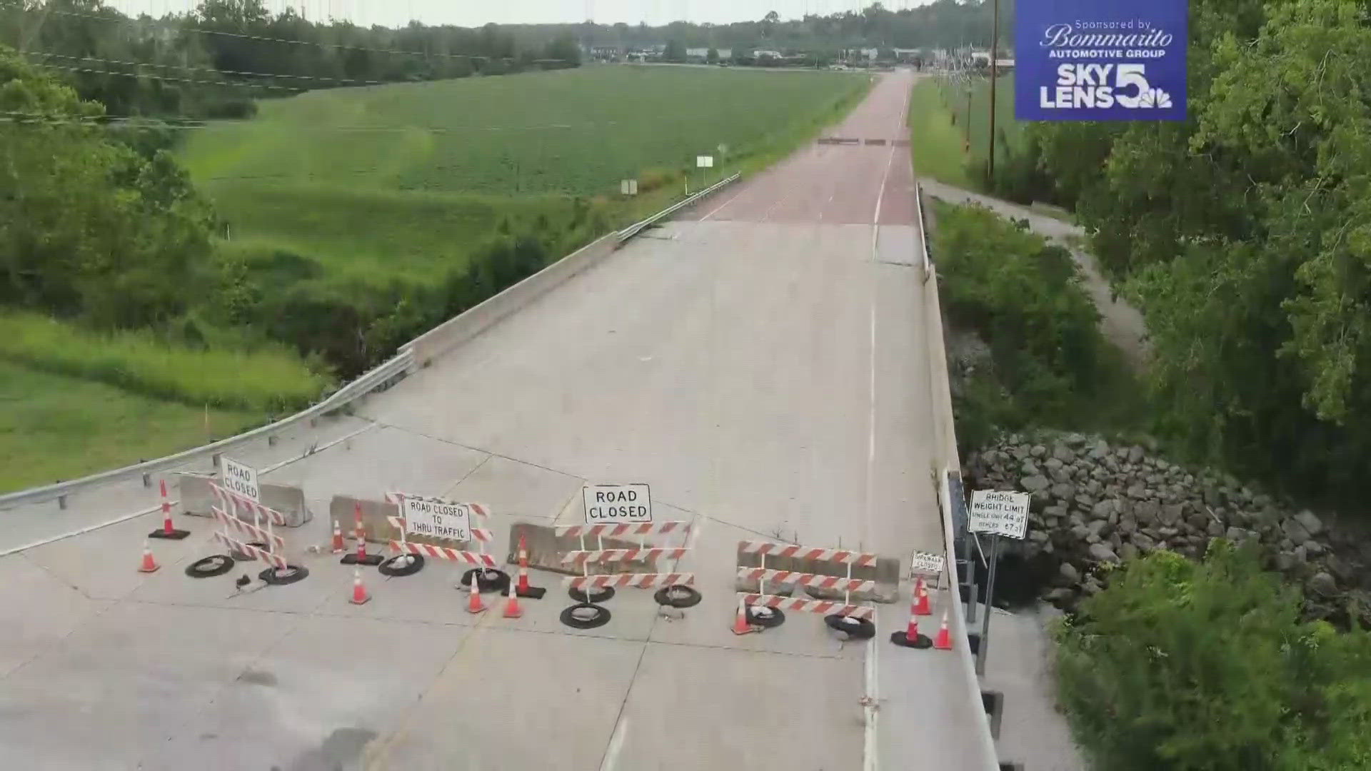 The Prichard Farm Road bridge closed in 2022 due to flood damage. Two years later, there is no reopening date in sight.