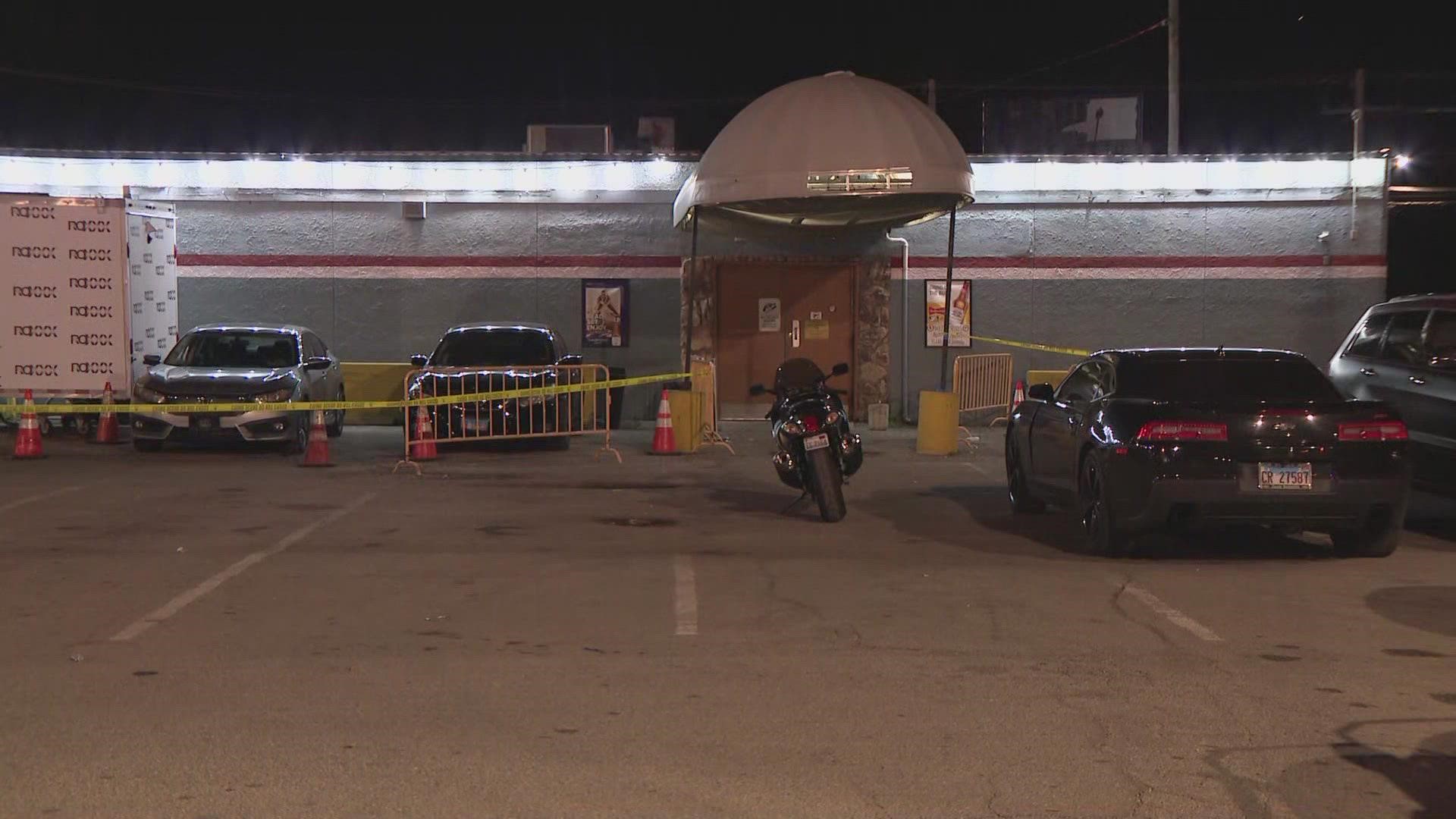 A person is in the hospital after a shooting Friday outside Roxy's, a nightclub in Brooklyn, Illinois. Police have not released additional details about the shooting