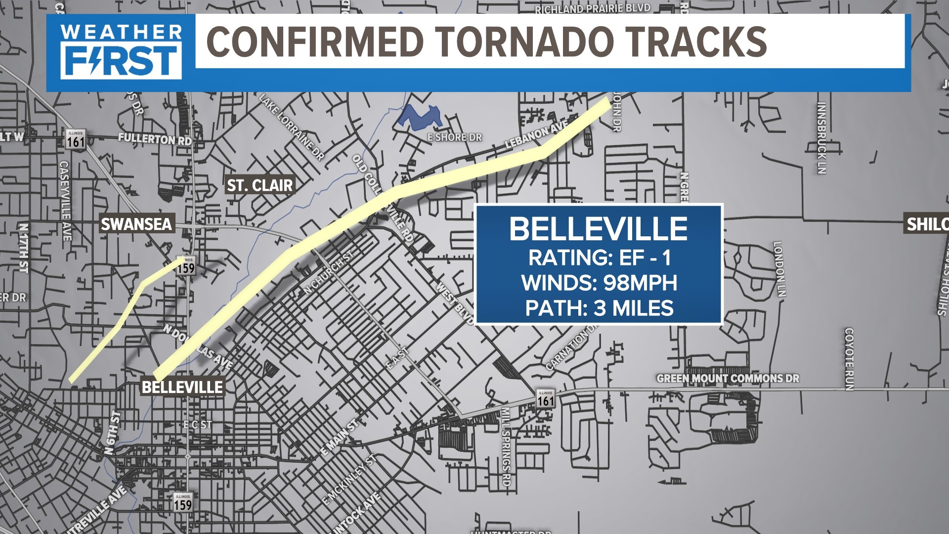Breaking down St. Louis area tornados from Saturday's storms | ksdk.com
