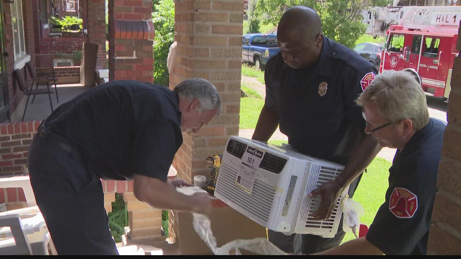 Cool Down St. Louis kicked off its 17th annual summer campaign with a big donation from Ameren and lots of community support on Tuesday morning.