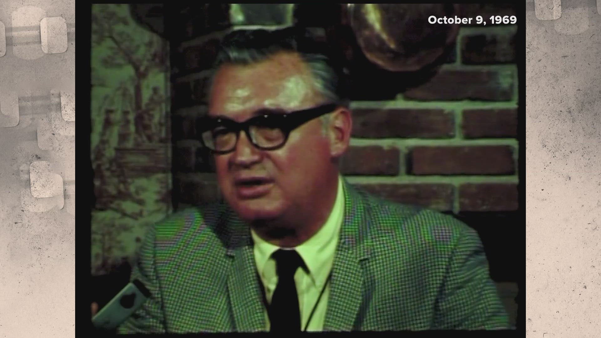 Cardinals broadcaster Harry Caray on the day he was fired