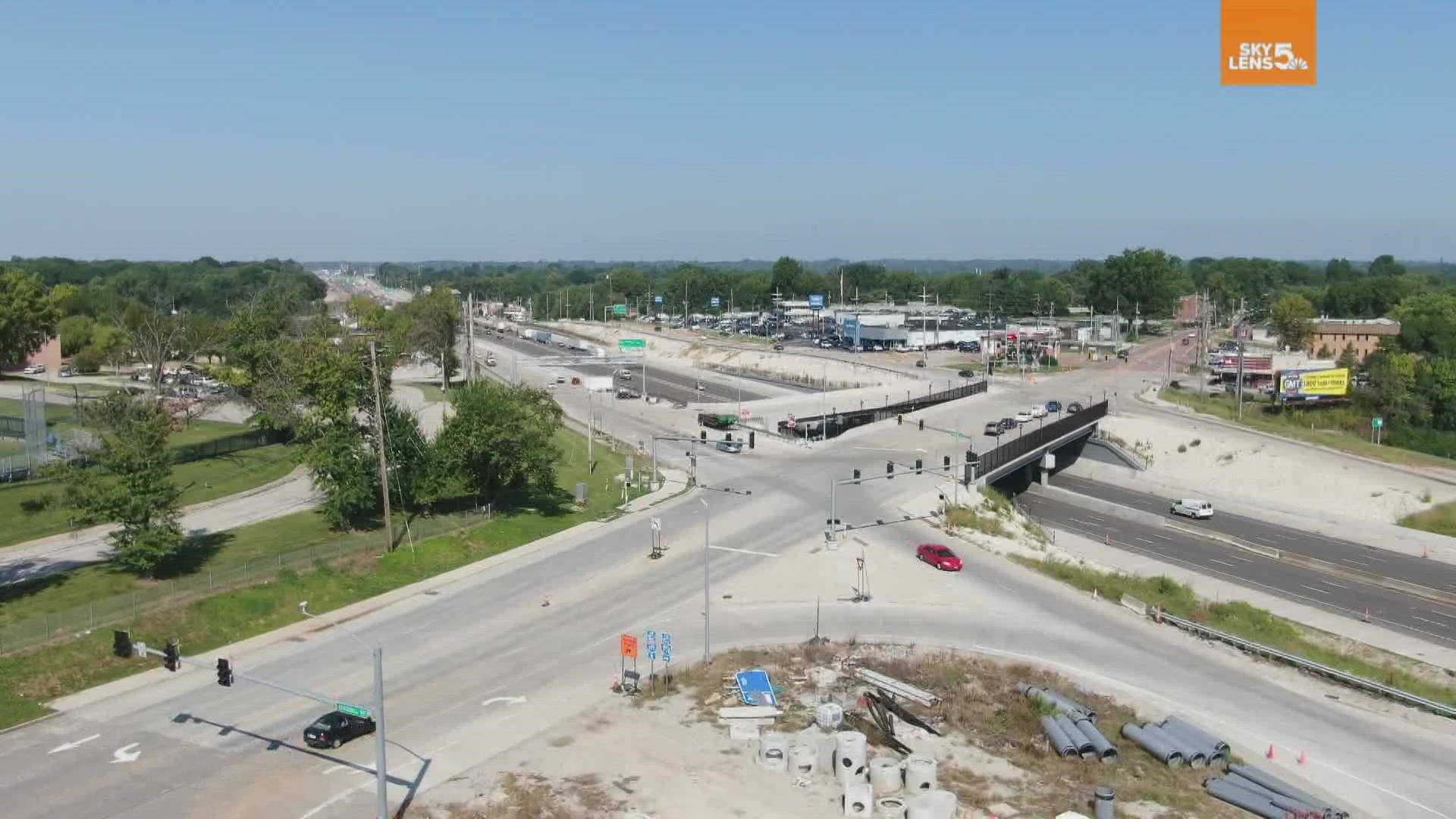 MoDOT will close New Florissant Road between Dunn and Pershall roads starting Friday, and both directions of I-270 will be reduced to one lane.