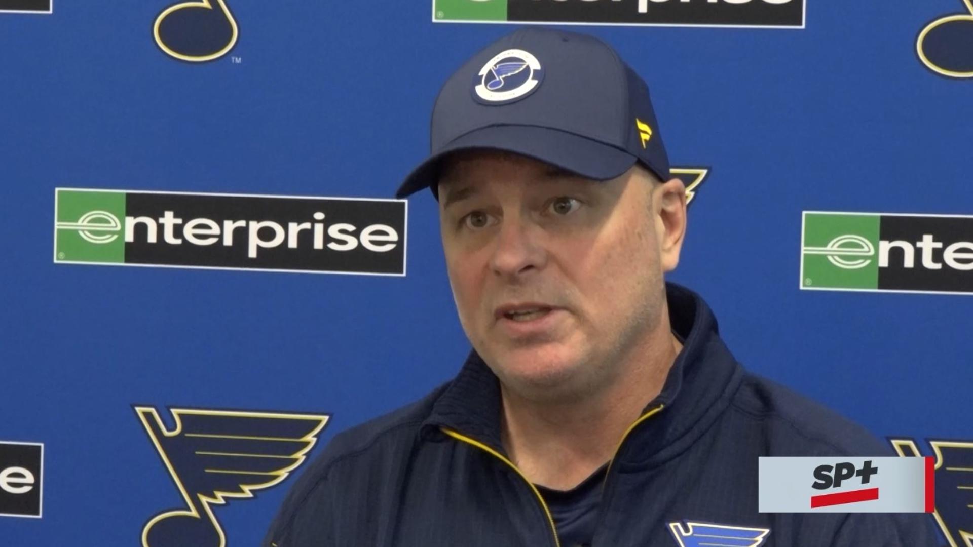 Jim Montgomery was hired by the St. Louis Blues only days after being fired by the Boston Bruins. Now, he is trying to lead St. Louis back to the playoffs.