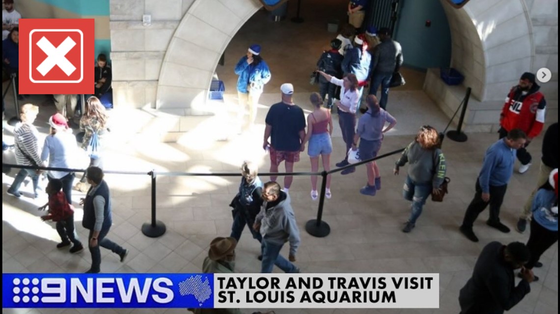 Did Taylor Swift and Travis Kelce visit the St. Louis Aquarium? | ksdk.com