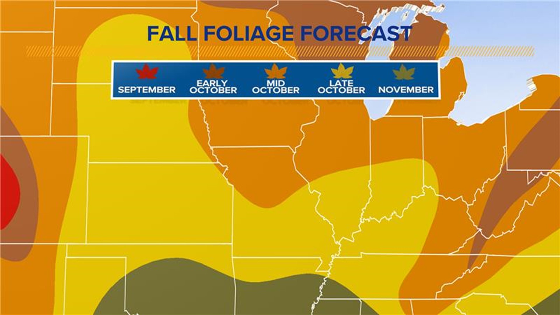 Foliage forecast: When to see vibrant fall leaves in St. Louis | ksdk.com