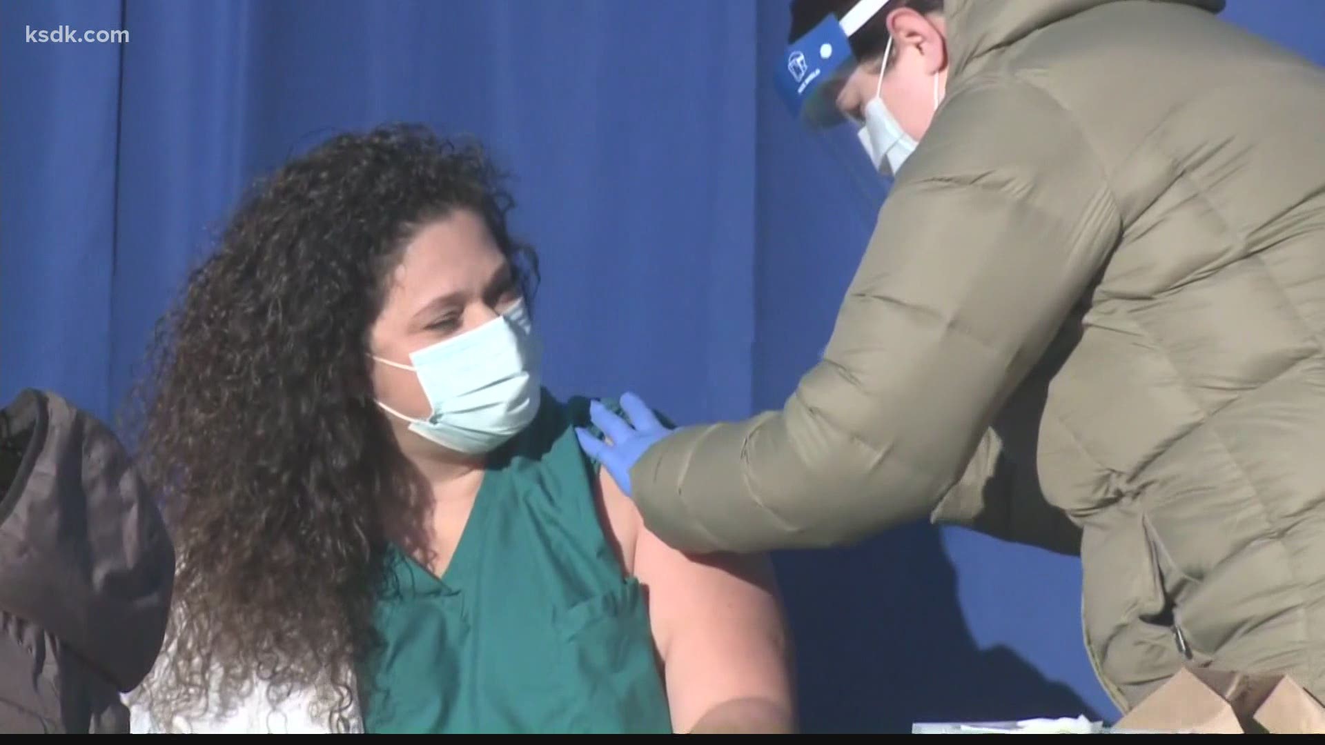 More than 2.4 million vaccinations were administered across the country Sunday.