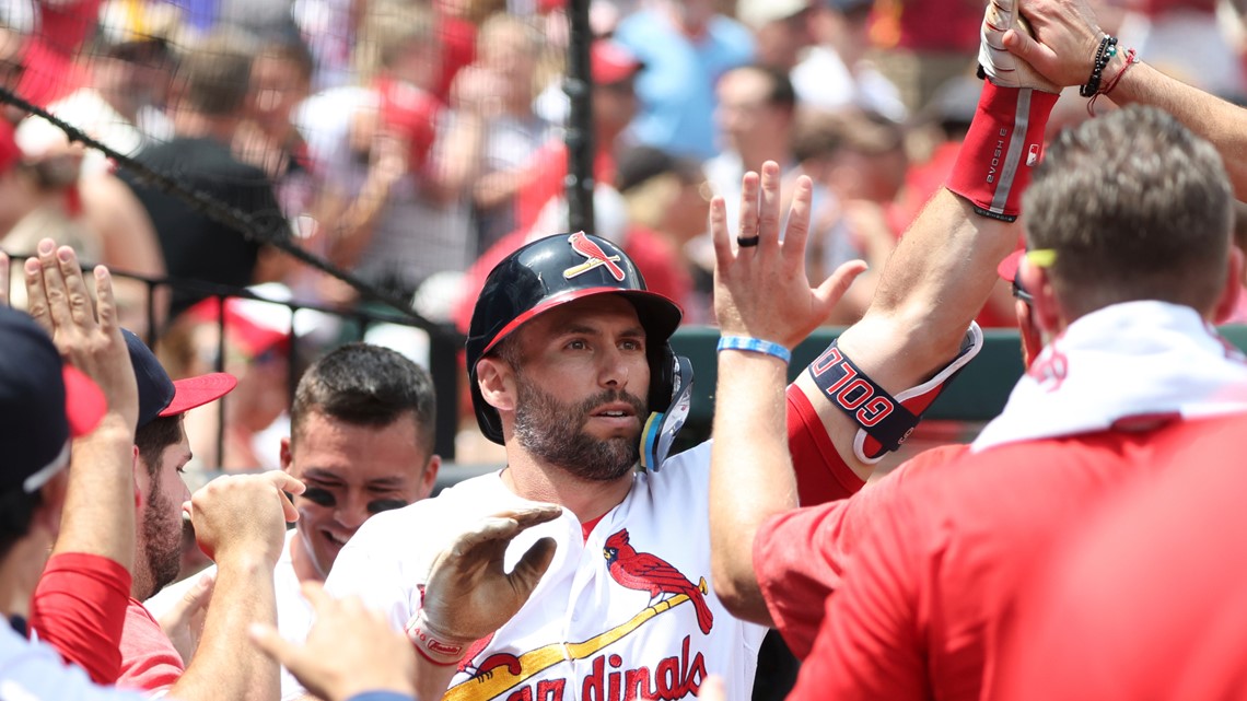 Goldschmidt 2 HRs, scores walk-off run, Cards beat Tigers