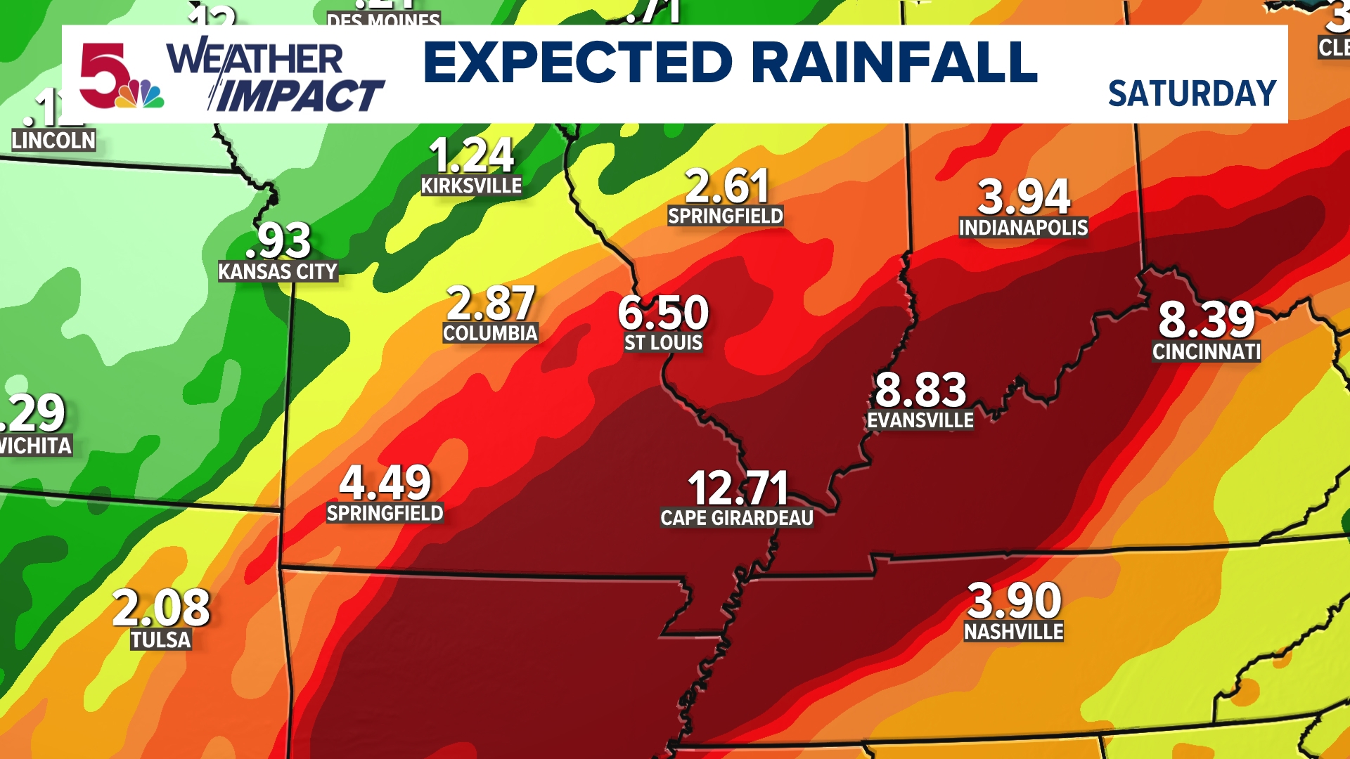 River flood warnings issued for numerous St. Louis area communities ...