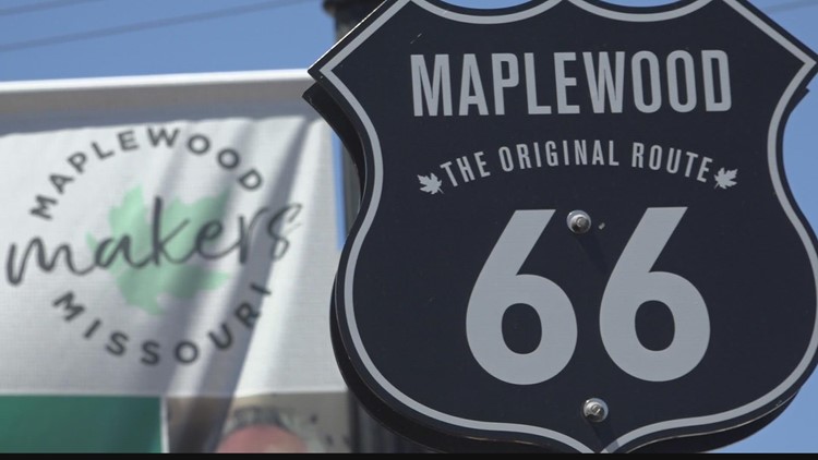 Manchester Road in Maplewood honors its Route 66 heritage