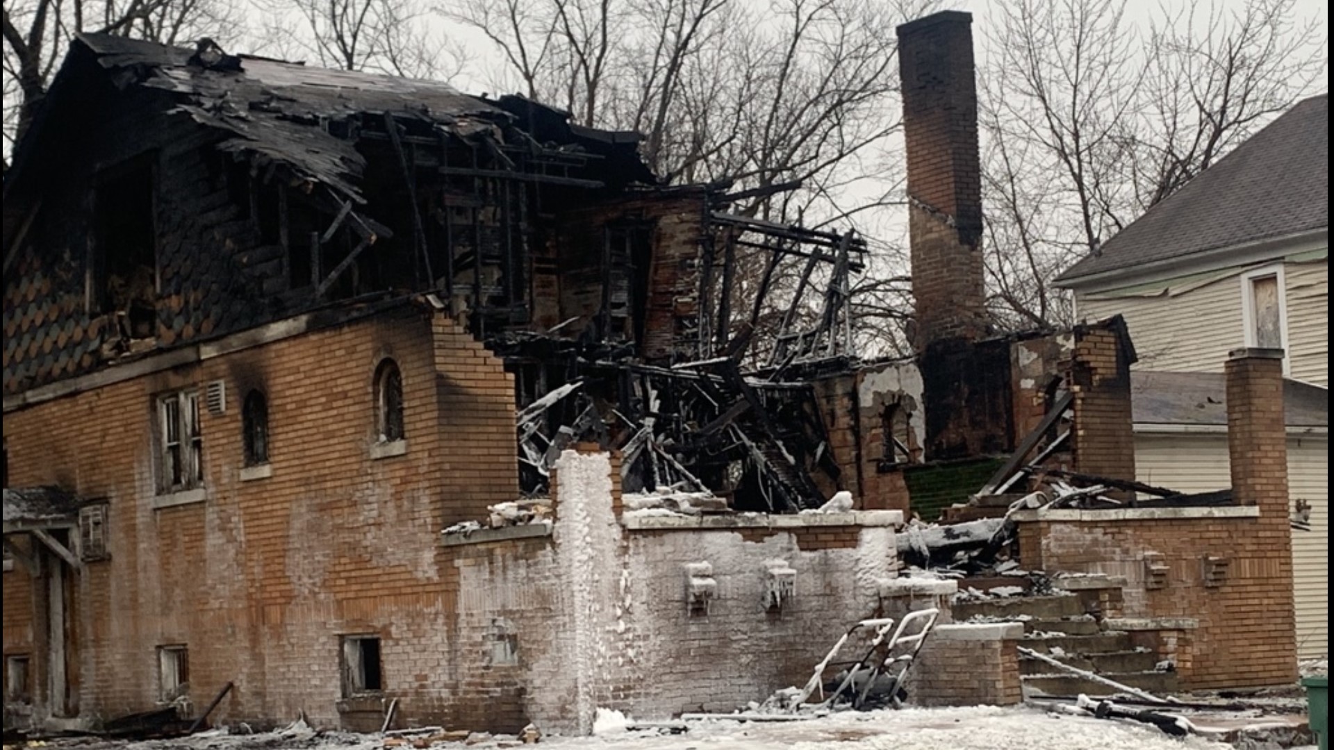 The woman and an older man died in the fire. Authorities had not released their names as of Monday afternoon.