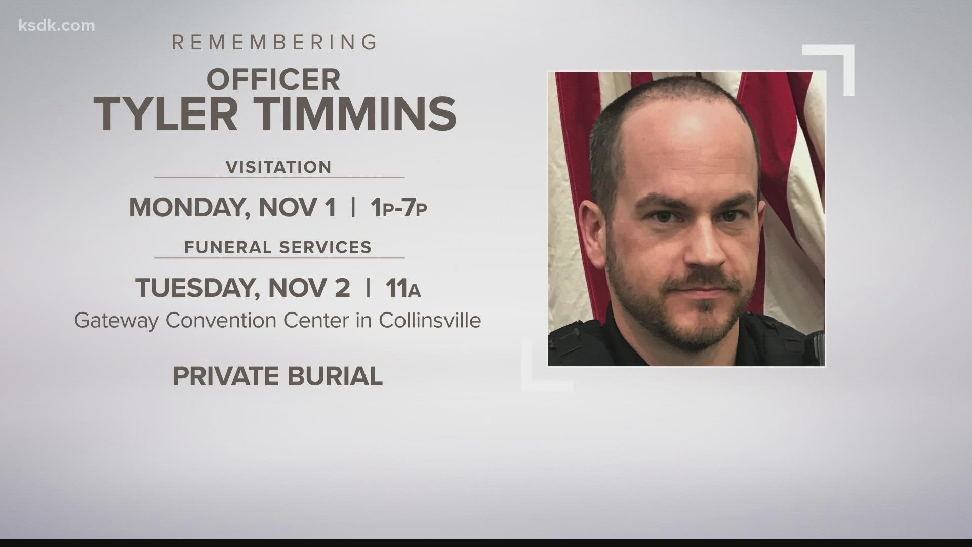 His visitation and funeral will both be held at the Gateway Convention Center in Collinsville.