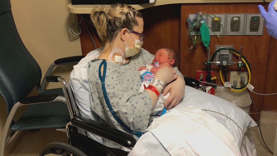 Woman who nearly died giving birth on why to donate blood | ksdk.com