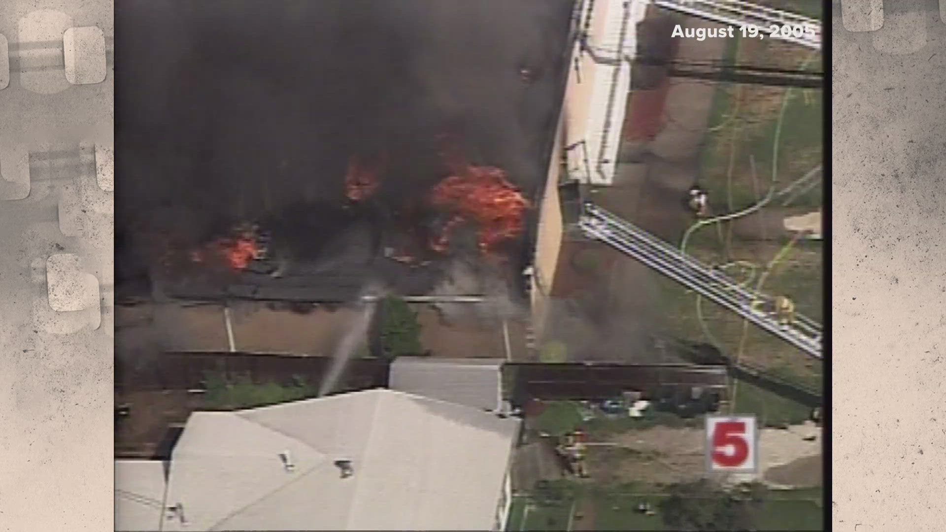 A fire destroyed a Cahokia, Illinois, church on Aug. 15, 2009. An electrical problem caused the fire.