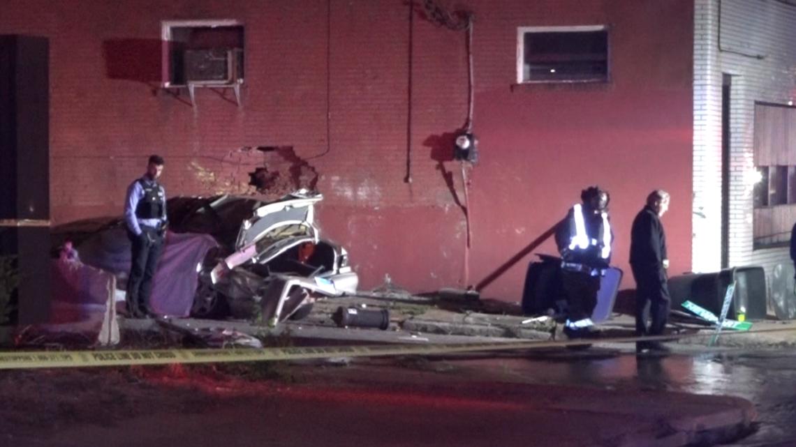 1 dead, 1 injured after car crashes into Bevo building – KSDK.com