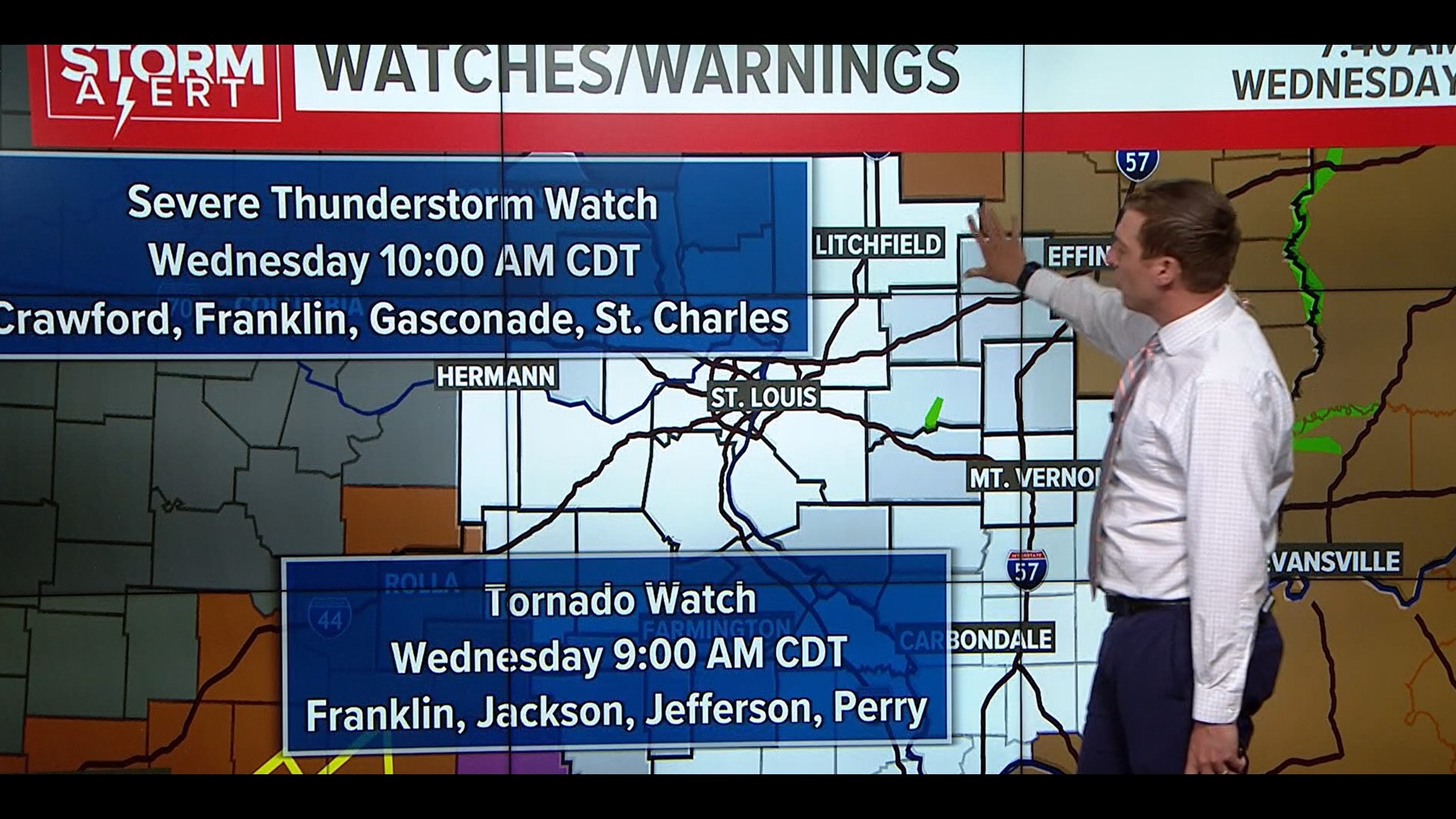 St. Louis weather: Severe storm risk Wednesday morning | ksdk.com