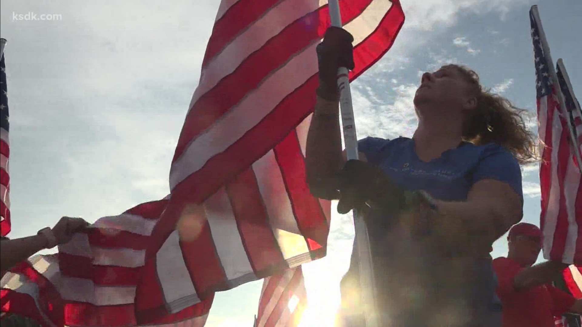 On Art Hill, a flag sits for every person killed in the War on Terror since Sept. 11, 2001.