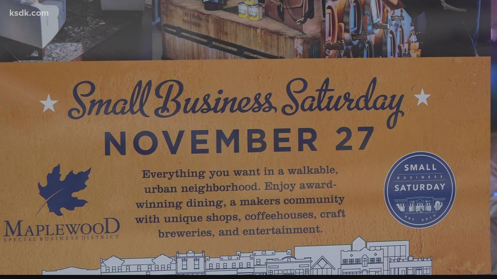 White House officials say last year, Small Business Saturday hit a record high in sales, with an estimated $19.8-billion reported in spending.