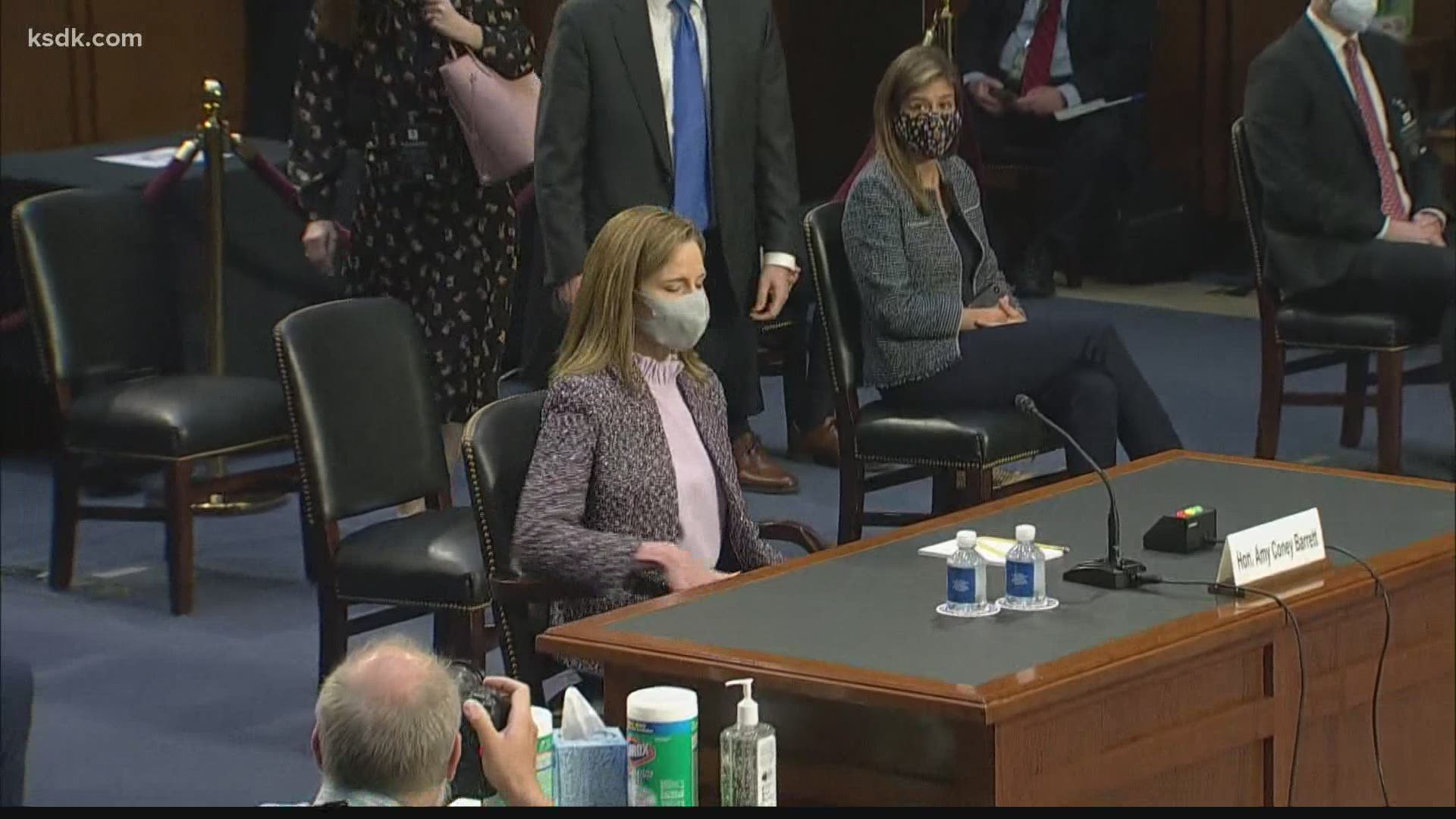 Supreme Court nominee Amy Coney Barrett faces a final day of questioning before the Senate Judiciary Committee as Republicans set the stage for a final confirmation