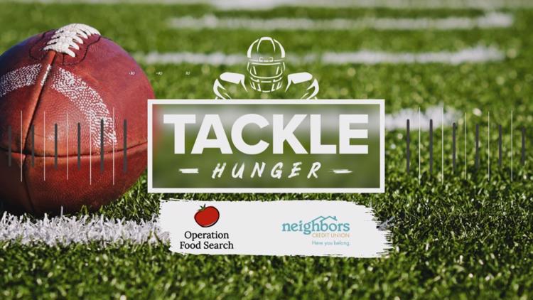 Week 11 of Tackle Hunger collects over 1,300 pounds of food