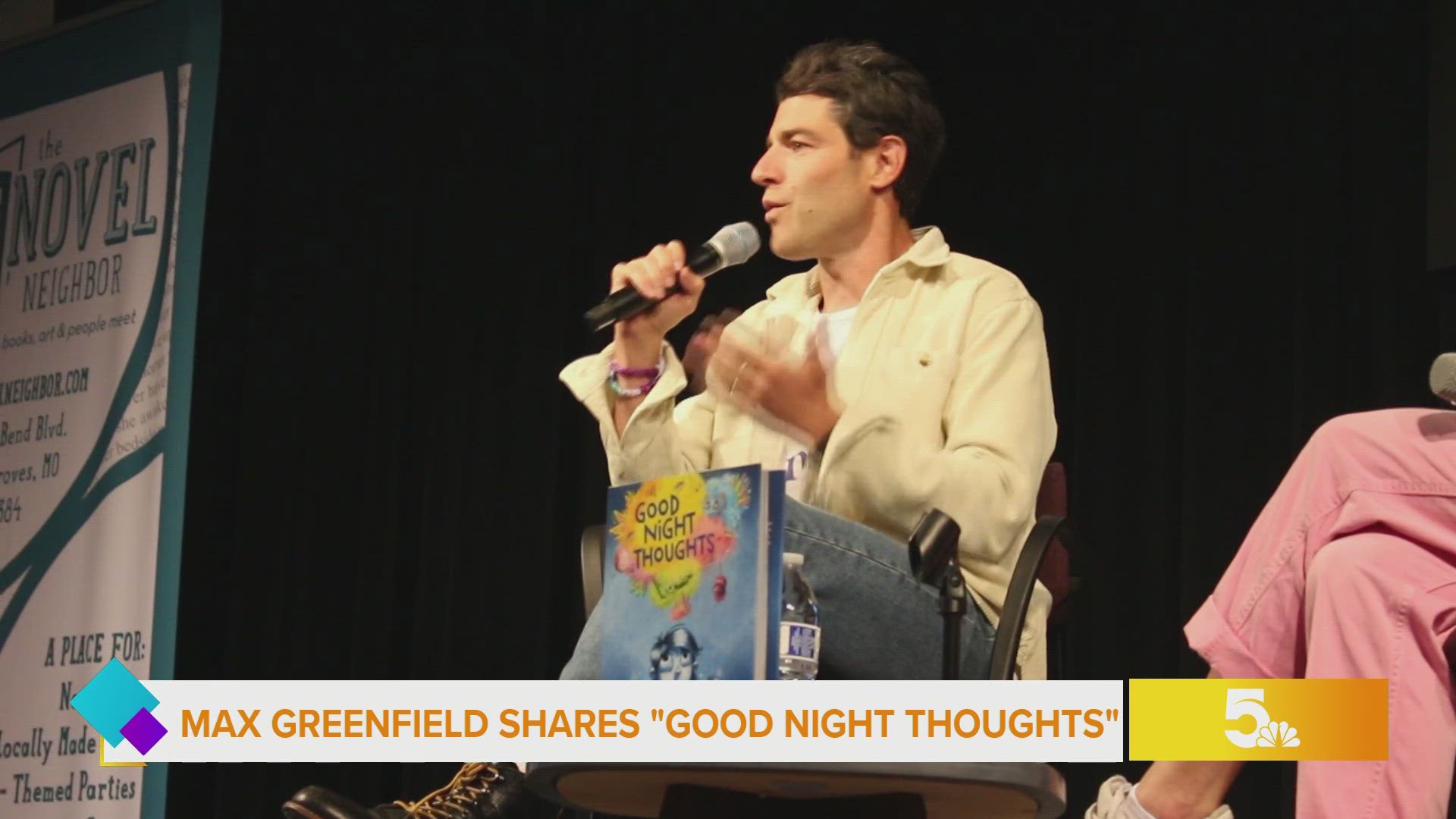 There is a way to put those scary bedtime thoughts to rest. Actor, and award-winning children's book author, Max Greenfield shares new book 'Good Night Thoughts'.