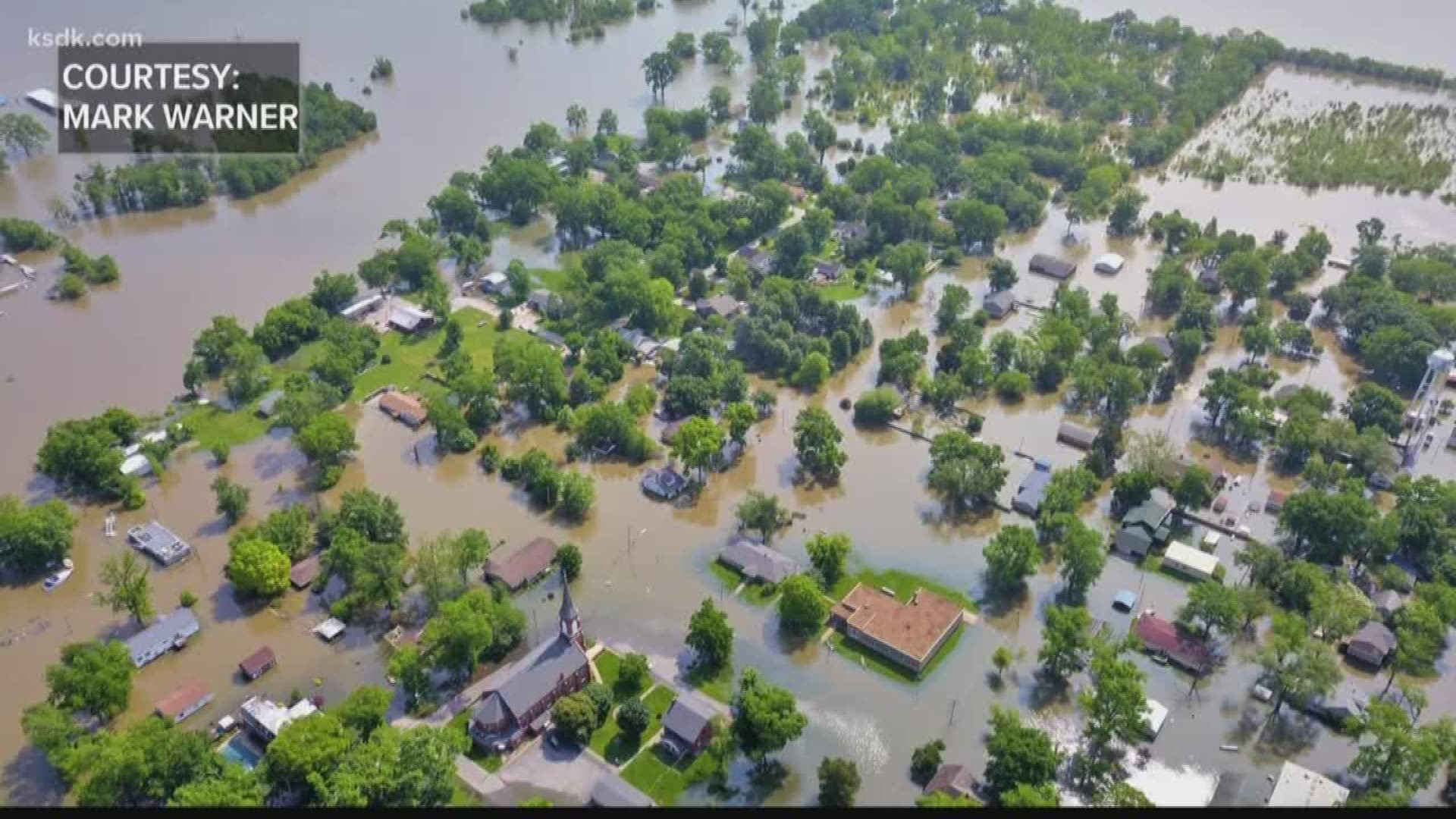 Flood waters have crested, but in towns along the Mississippi and Missouri Rivers, flooding will continue to cause headaches for homeowners.