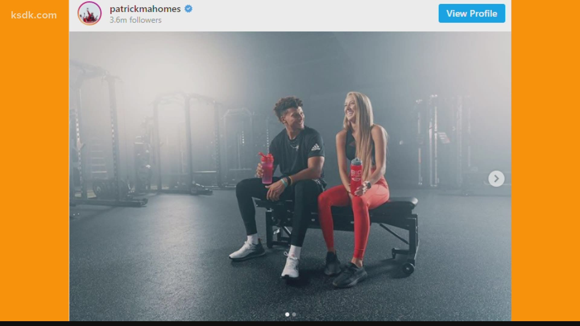 Mahomes proposed to his high school sweetheart earlier this month