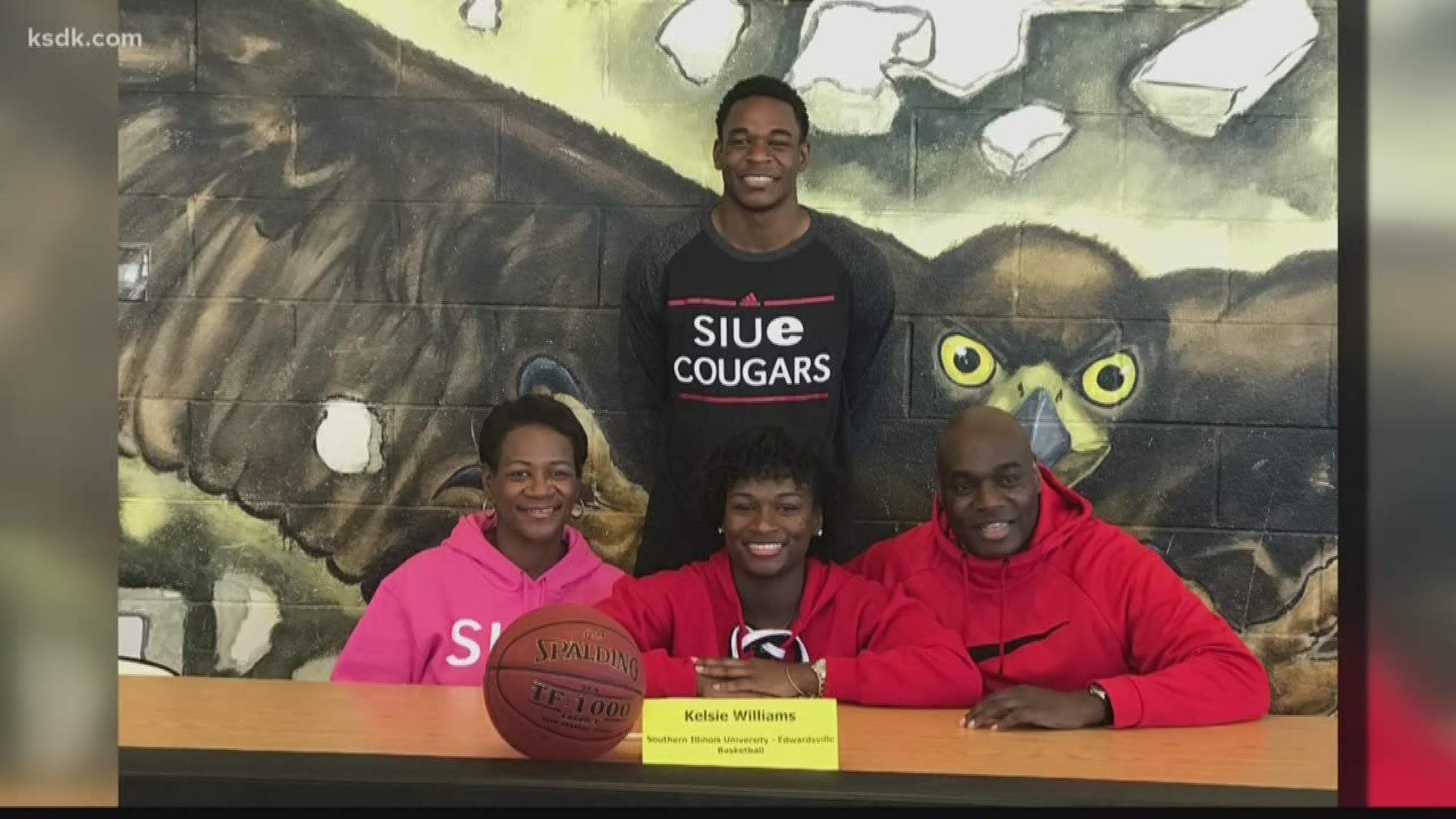 Cam and Kelsie Williams are twins who led Hazelwood Central to multiple titles. Now they're both playing for SIUE while remembering one of the most important people who helped lead them there.
