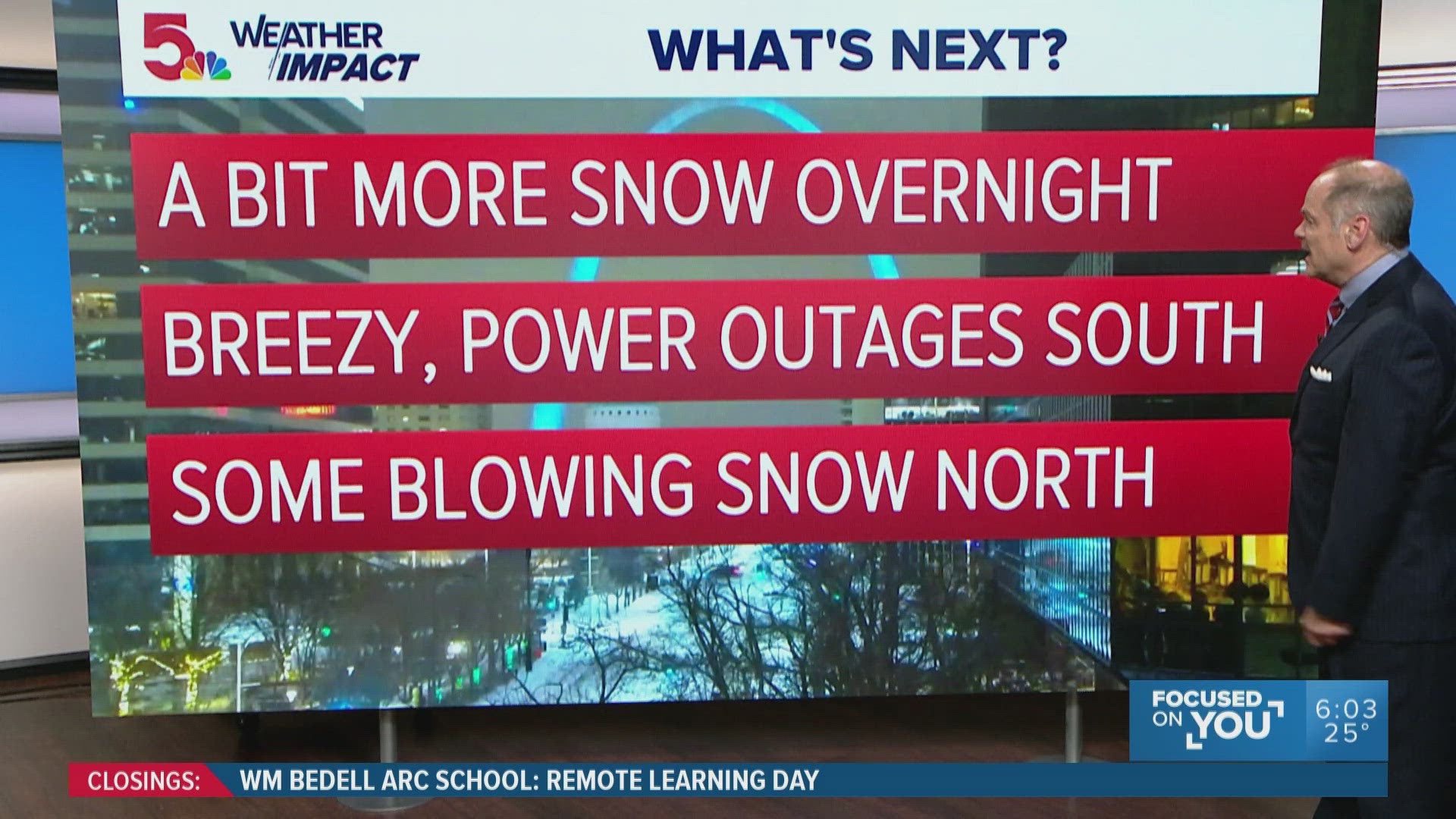 As if there hasn't been enough wintery precipitation over the past 24 hours, the winter storm will bring even more until around 8 a.m. Monday. 